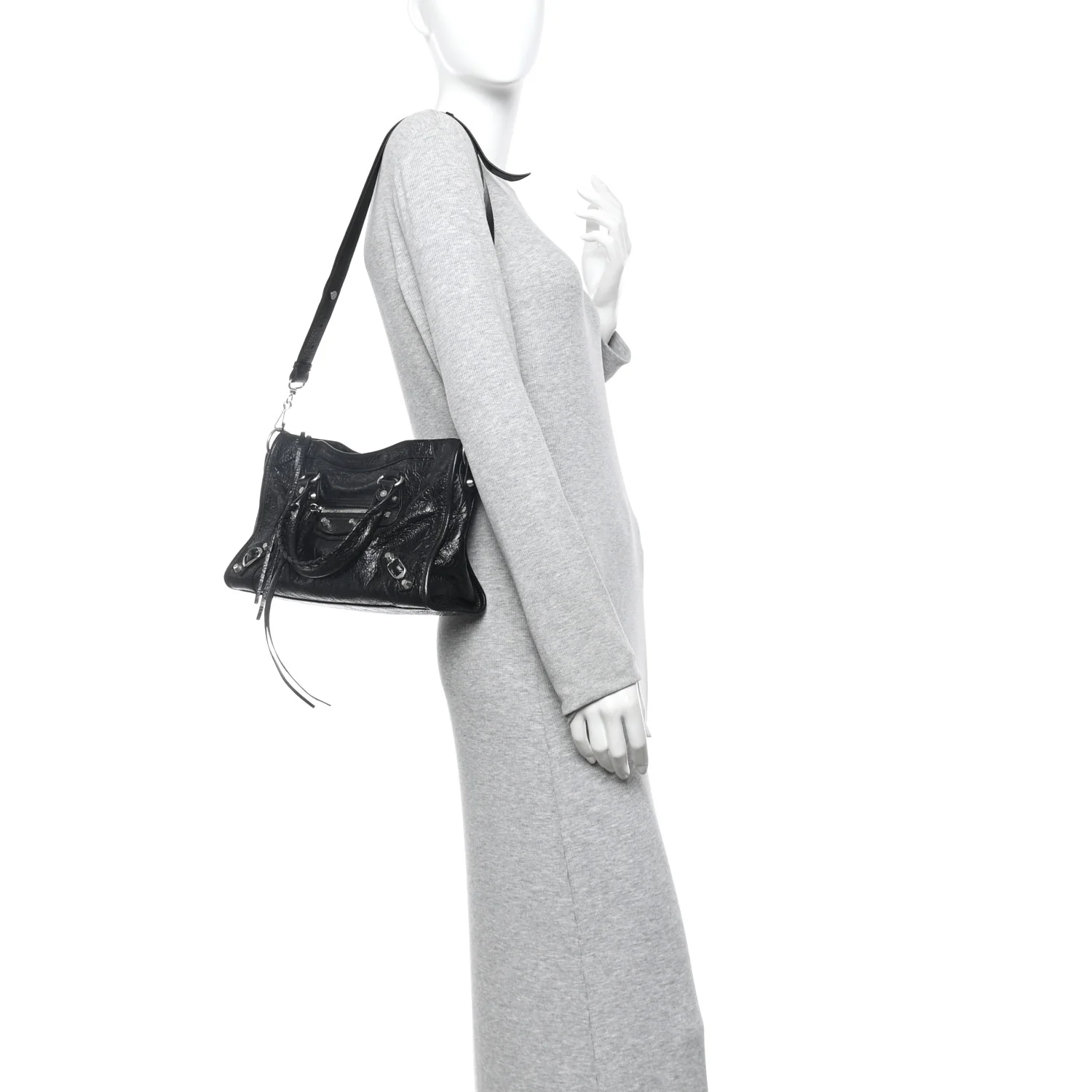Agneau Arena Storico Silver Hardware Small Le City Black - Image 2