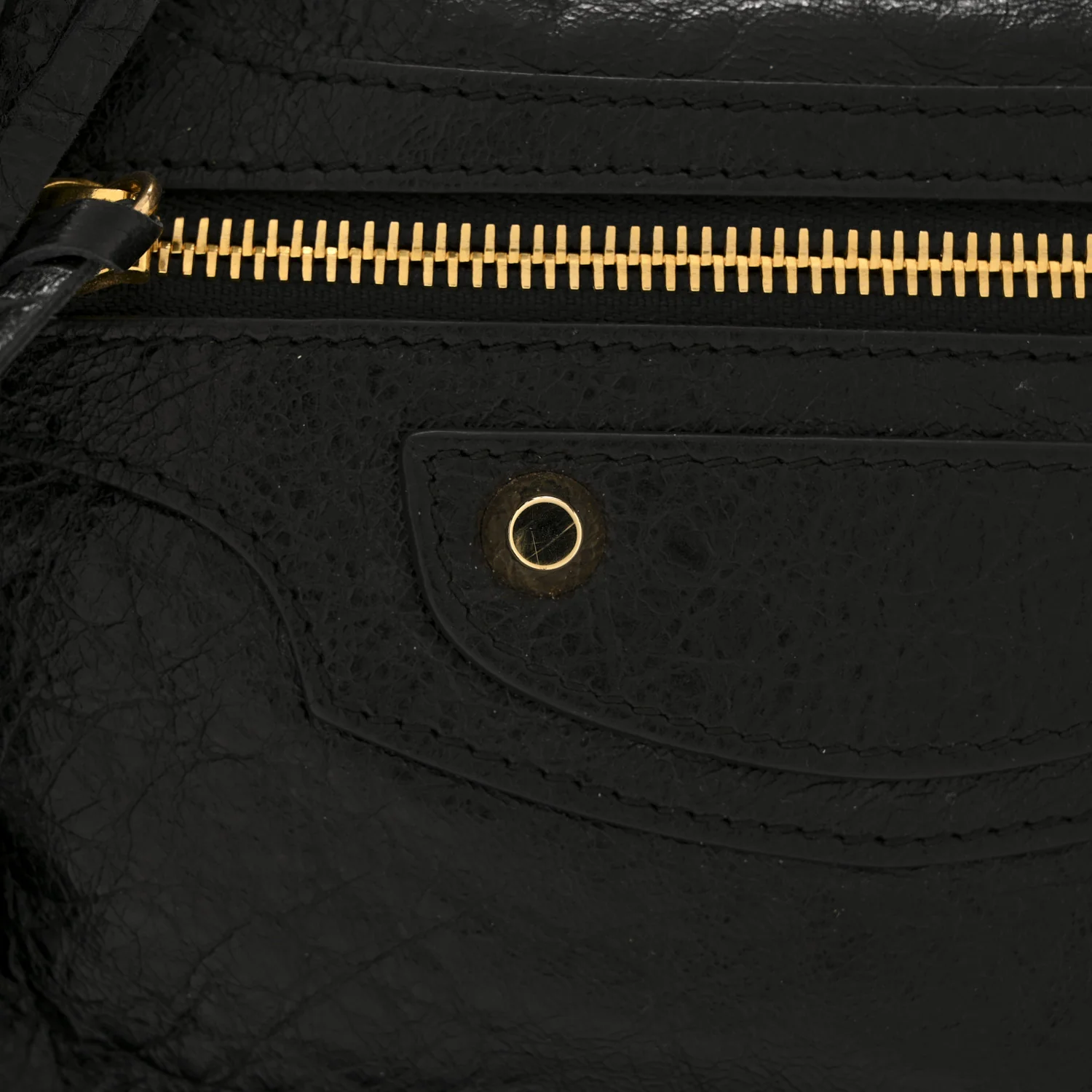 Agneau Classic Gold Hardware City Black - Image 11