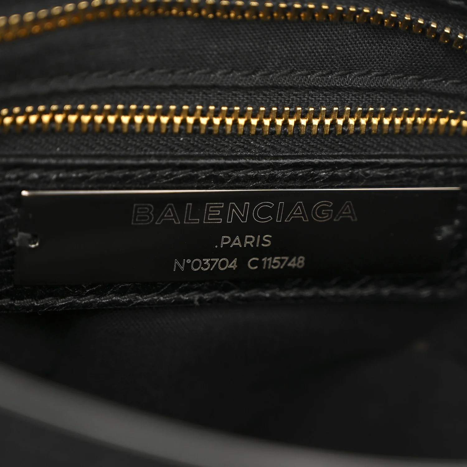 Agneau Classic Gold Hardware City Black - Image 7