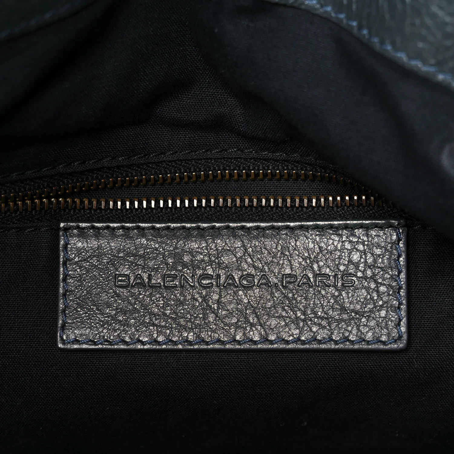 Agneau Classic Hardware Bowling Bag Anthracite - Image 7