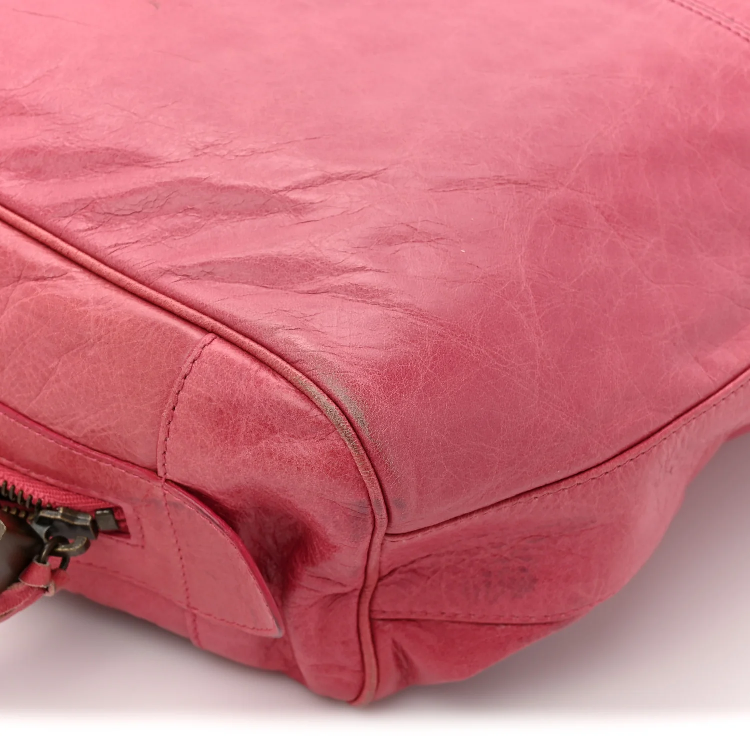 Agneau Classic Hardware Briefcase Tote Pivoine - Image 13