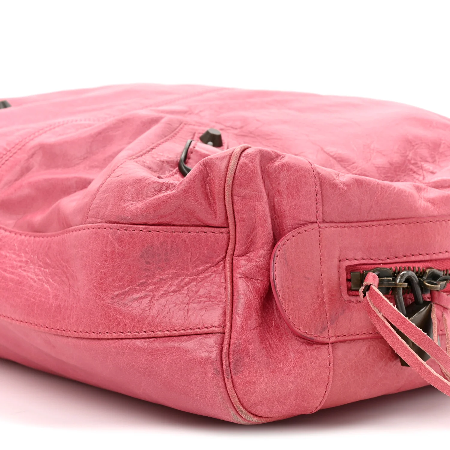 Agneau Classic Hardware Briefcase Tote Pivoine - Image 9