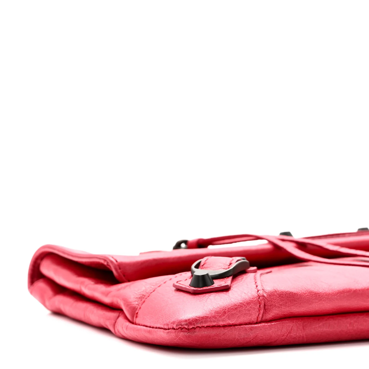 Agneau Classic Hardware Envelope Clutch Rose Thulian - Image 10