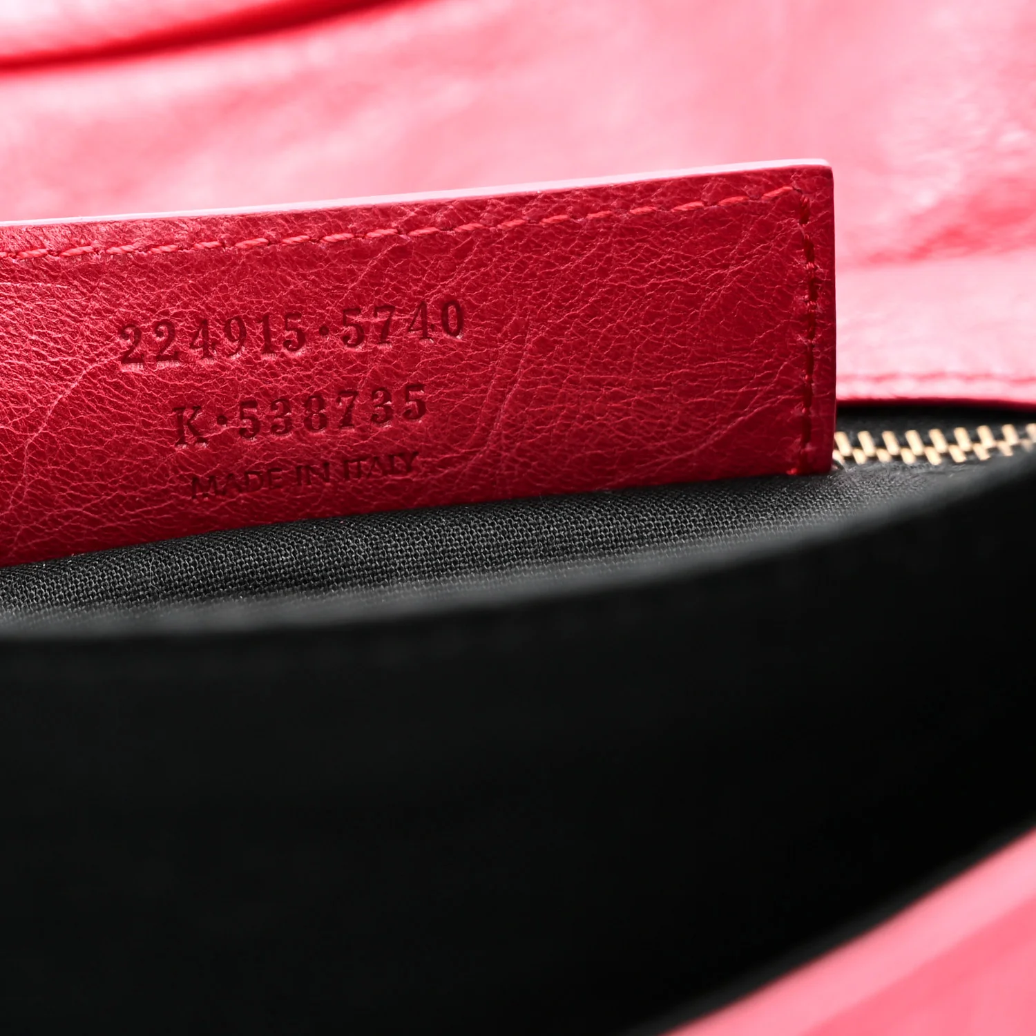 Agneau Classic Hardware Envelope Clutch Rose Thulian - Image 8
