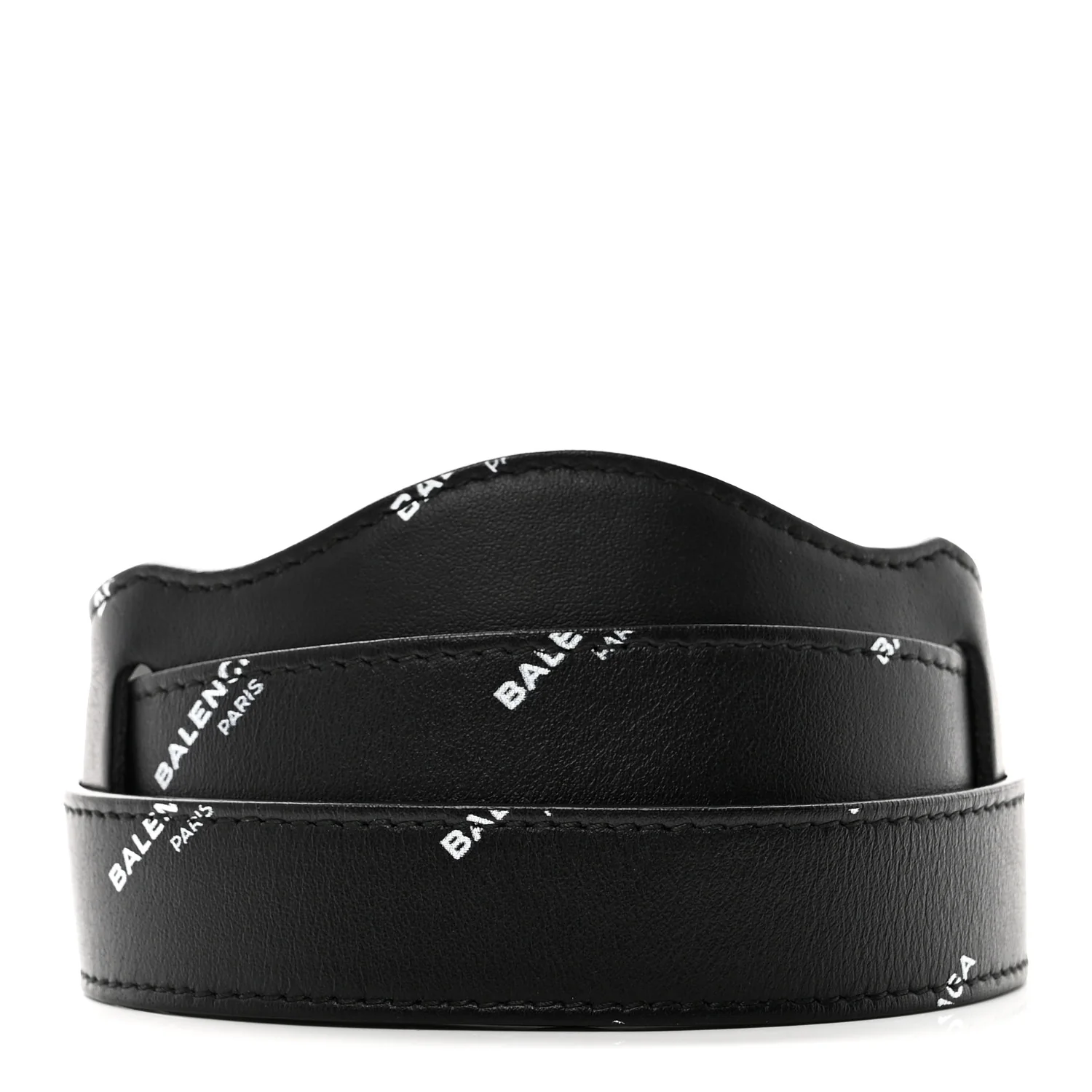 Agneau Classic Hardware Logo Shoulder Strap Black - Image 2