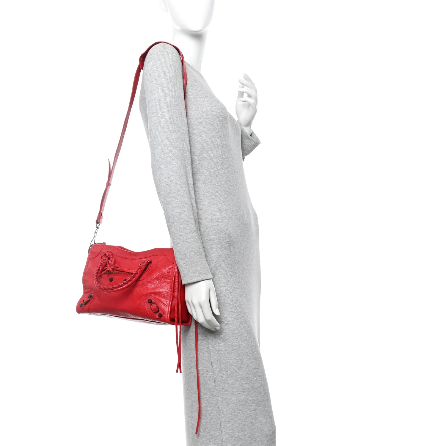 Agneau Classic Hardware S City Rouge Cardinal - Image 2