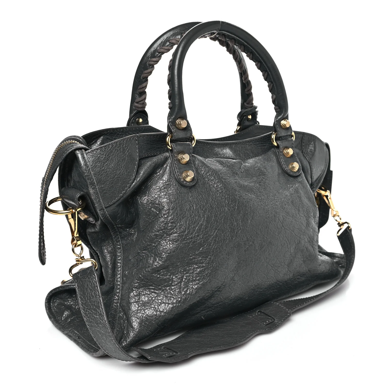 Agneau Giant 12 Gold Hardware City Gris Fossile - Image 3