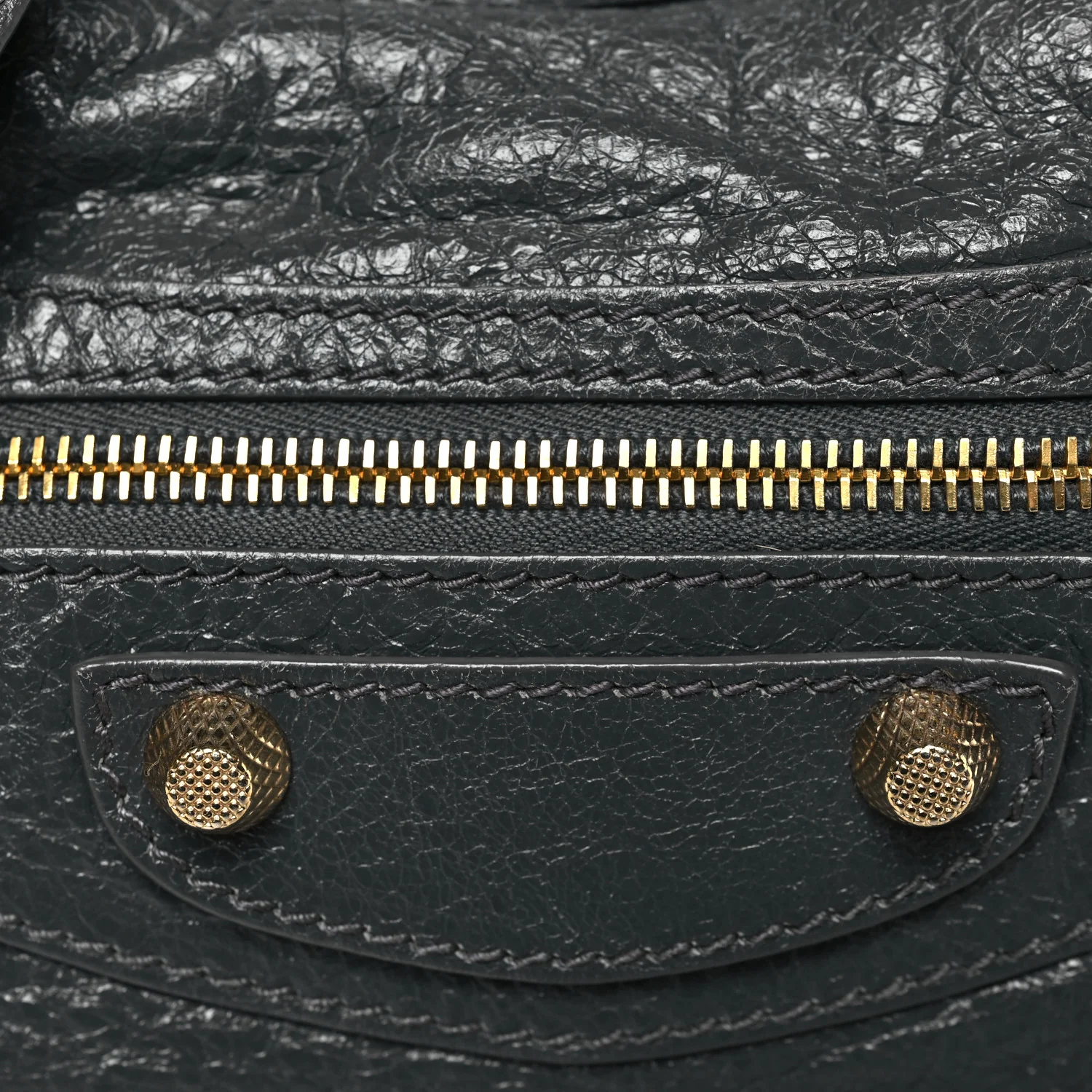 Agneau Giant 12 Gold Hardware City Gris Fossile - Image 7