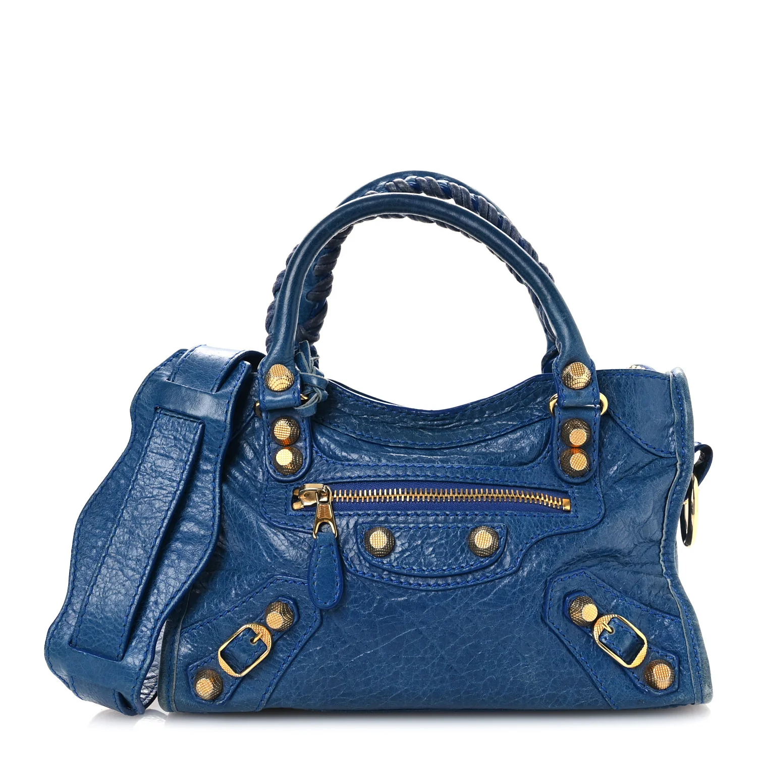 Agneau Giant 12 Gold Hardware Mini City Bleu Lazuli