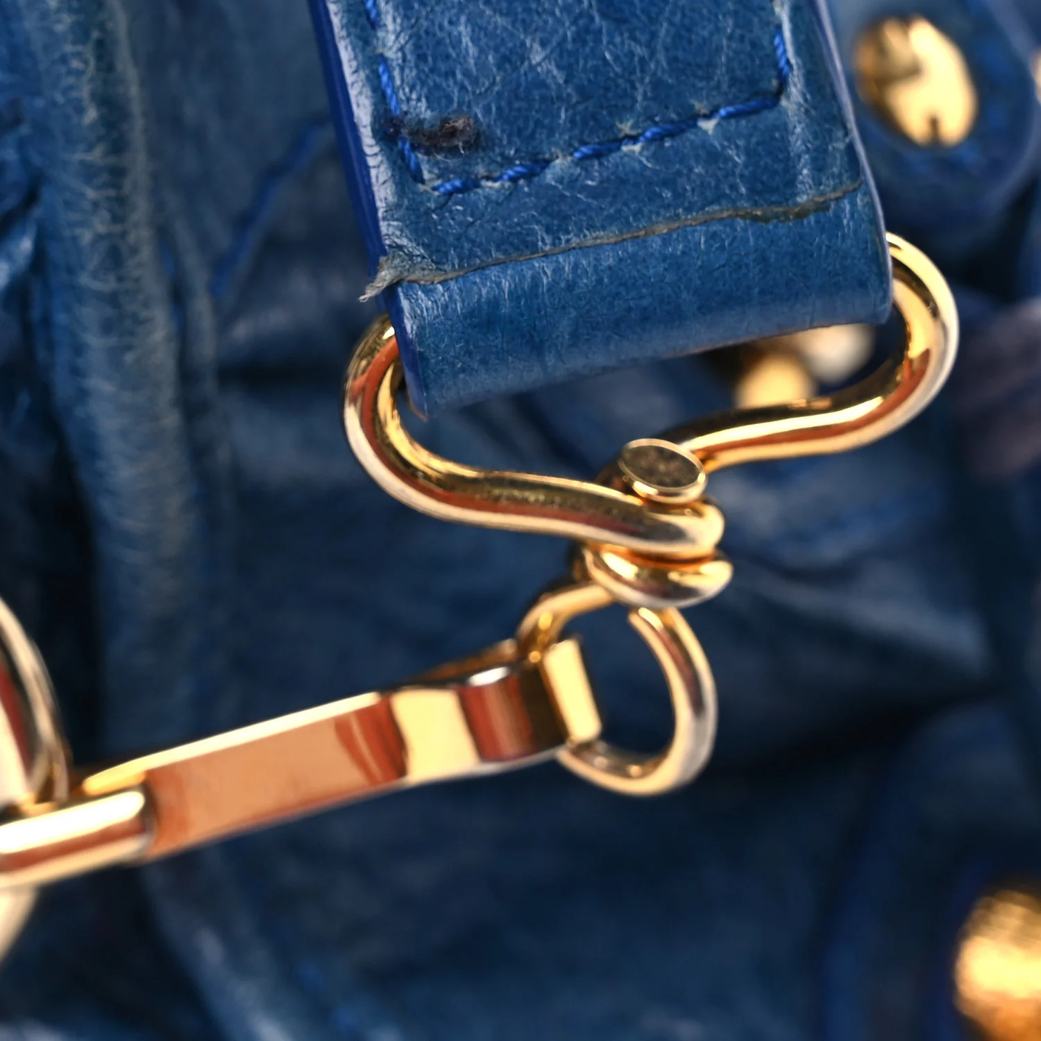 Agneau Giant 12 Gold Hardware Mini City Bleu Lazuli - Image 12