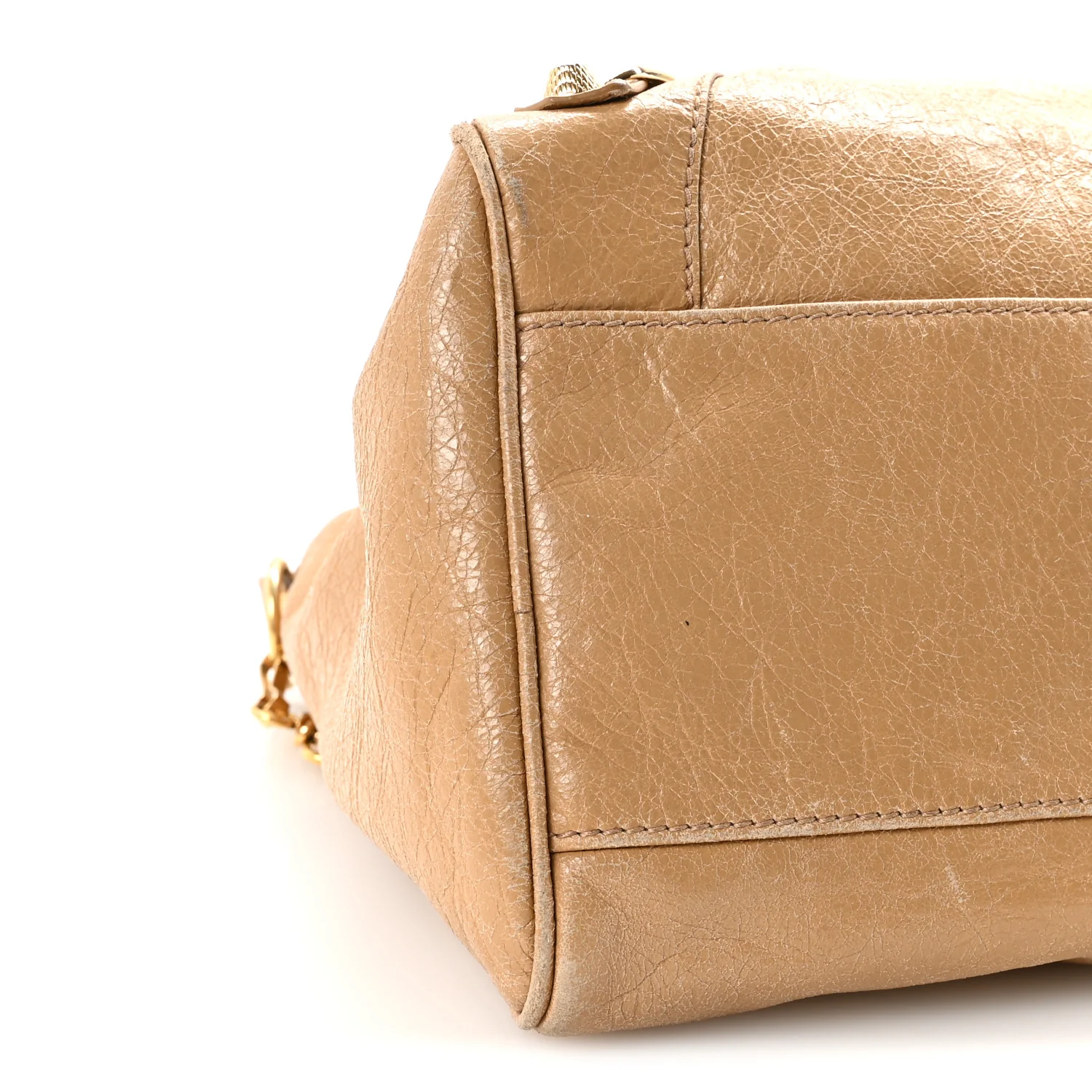 Agneau Giant 12 Gold Hardware Velo  Beige - Image 9