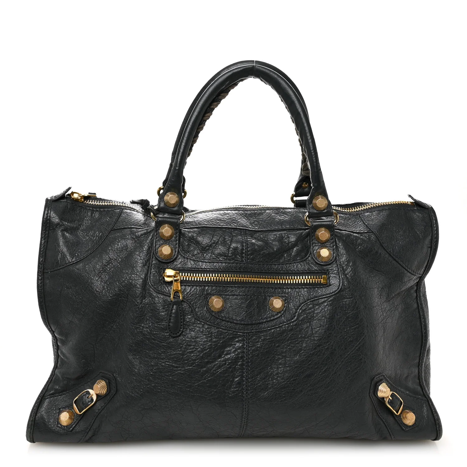 Agneau Giant 12 Gold Hardware Work Anthracite