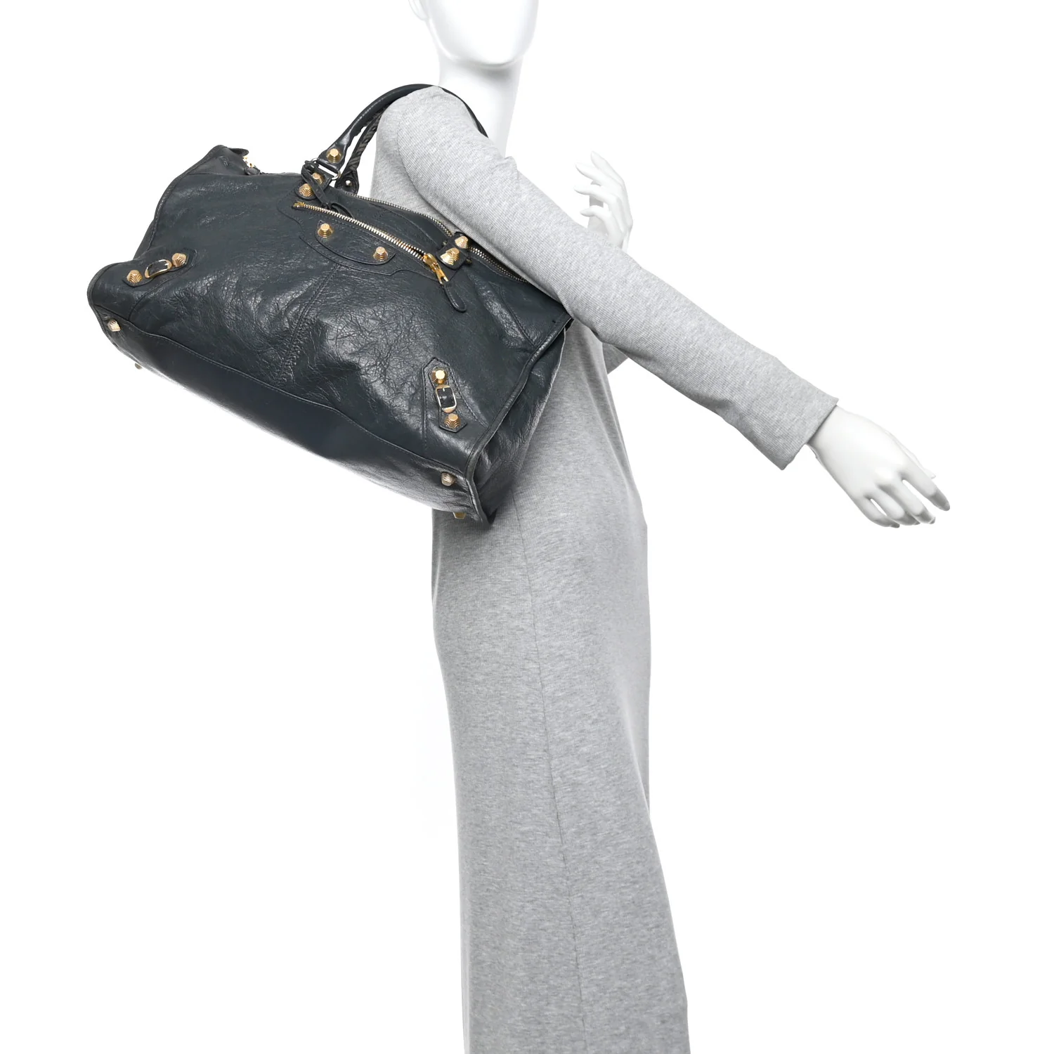 Agneau Giant 12 Gold Hardware Work Anthracite - Image 2