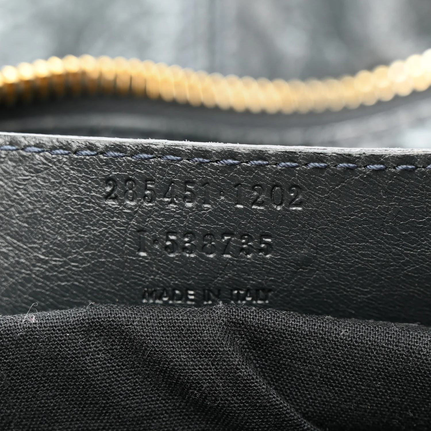 Agneau Giant 12 Gold Hardware Work Anthracite - Image 8