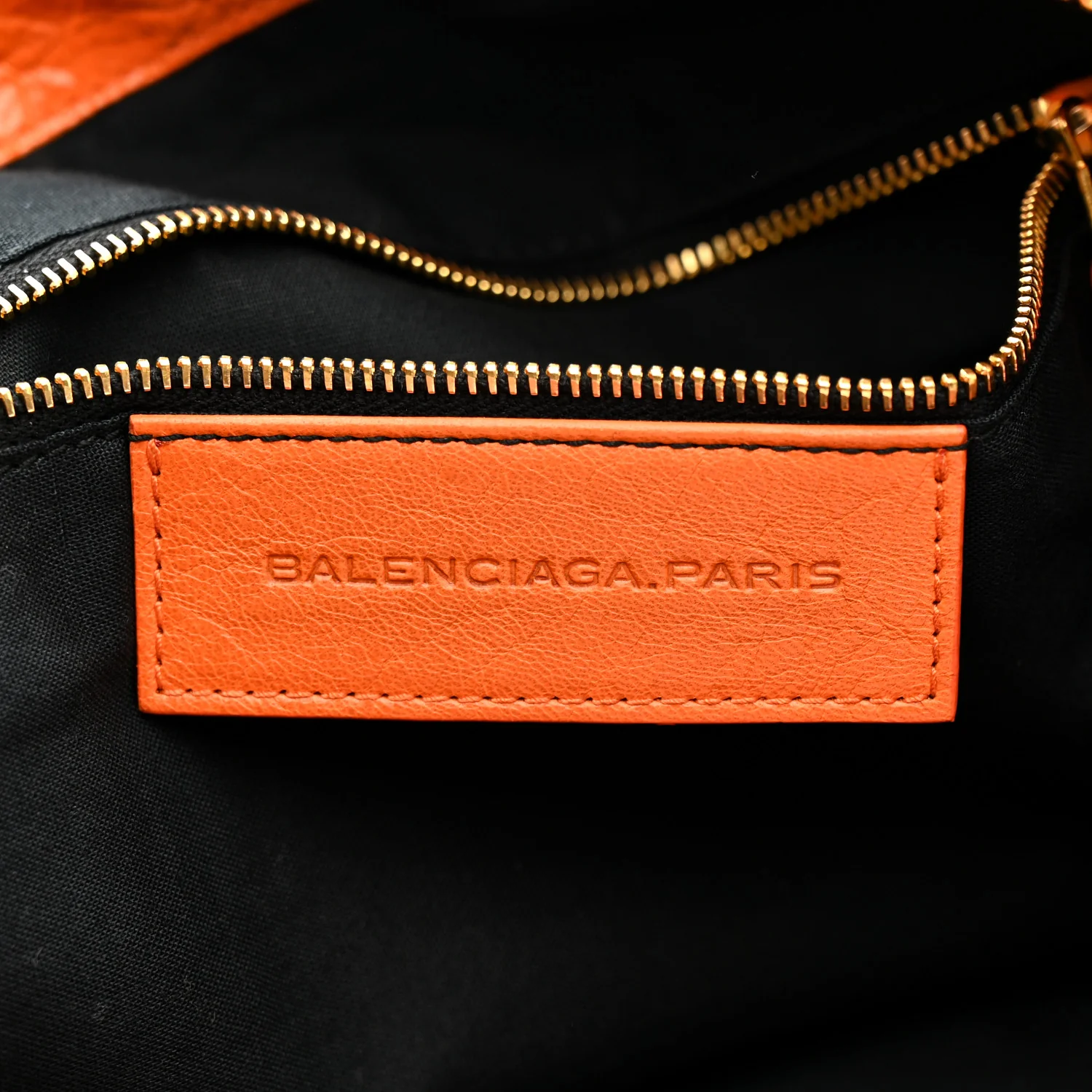 Agneau Giant 12 Gold Hardware Work Tangerine - Image 13