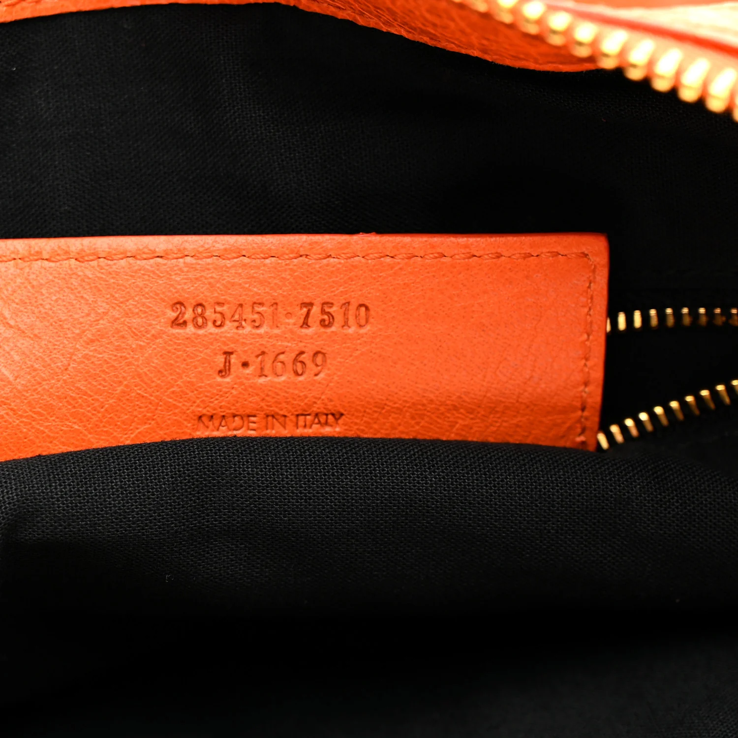 Agneau Giant 12 Gold Hardware Work Tangerine - Image 15