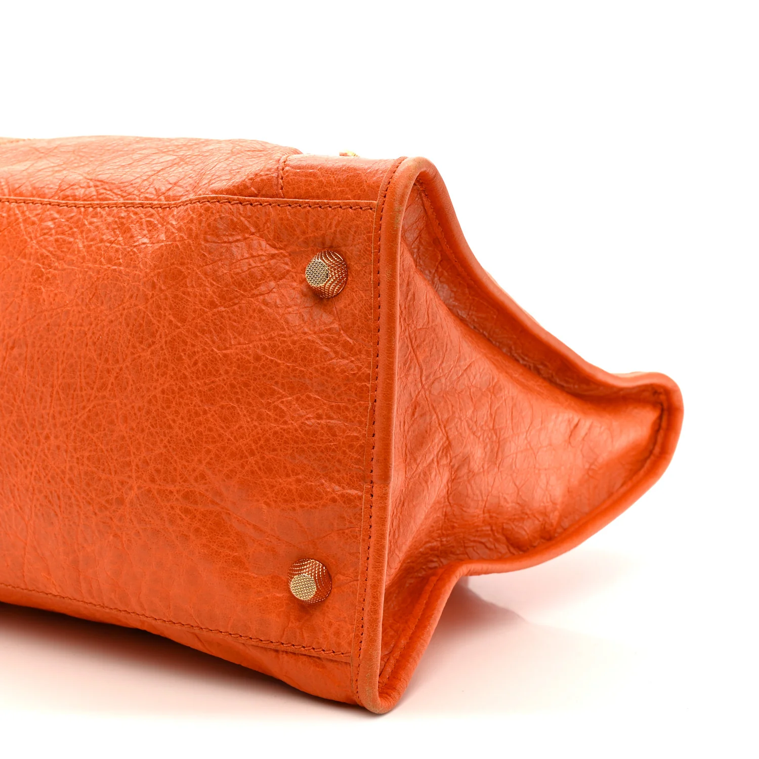 Agneau Giant 12 Gold Hardware Work Tangerine - Image 20