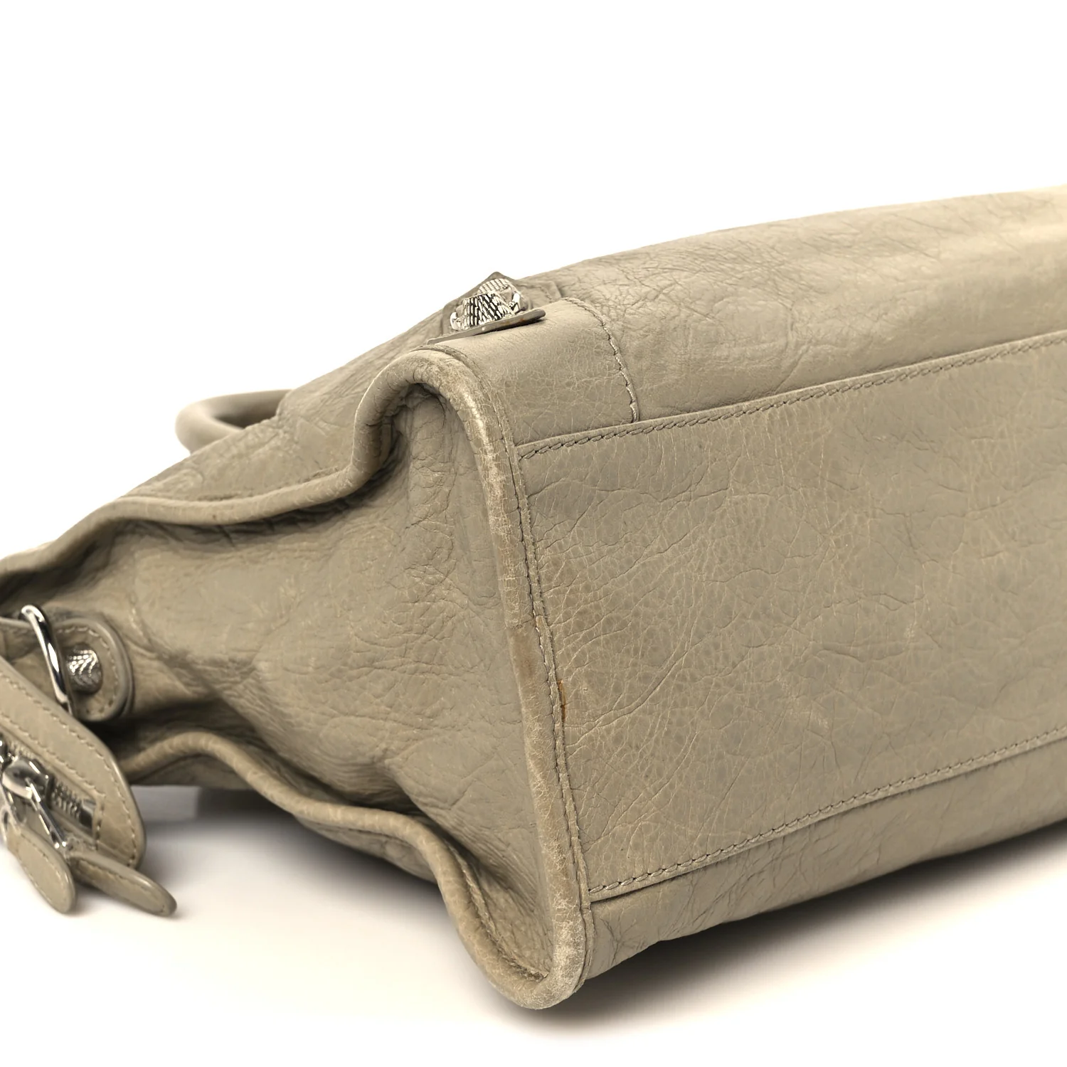Agneau Giant 12 Silver Hardware City Latte Beige - Image 10
