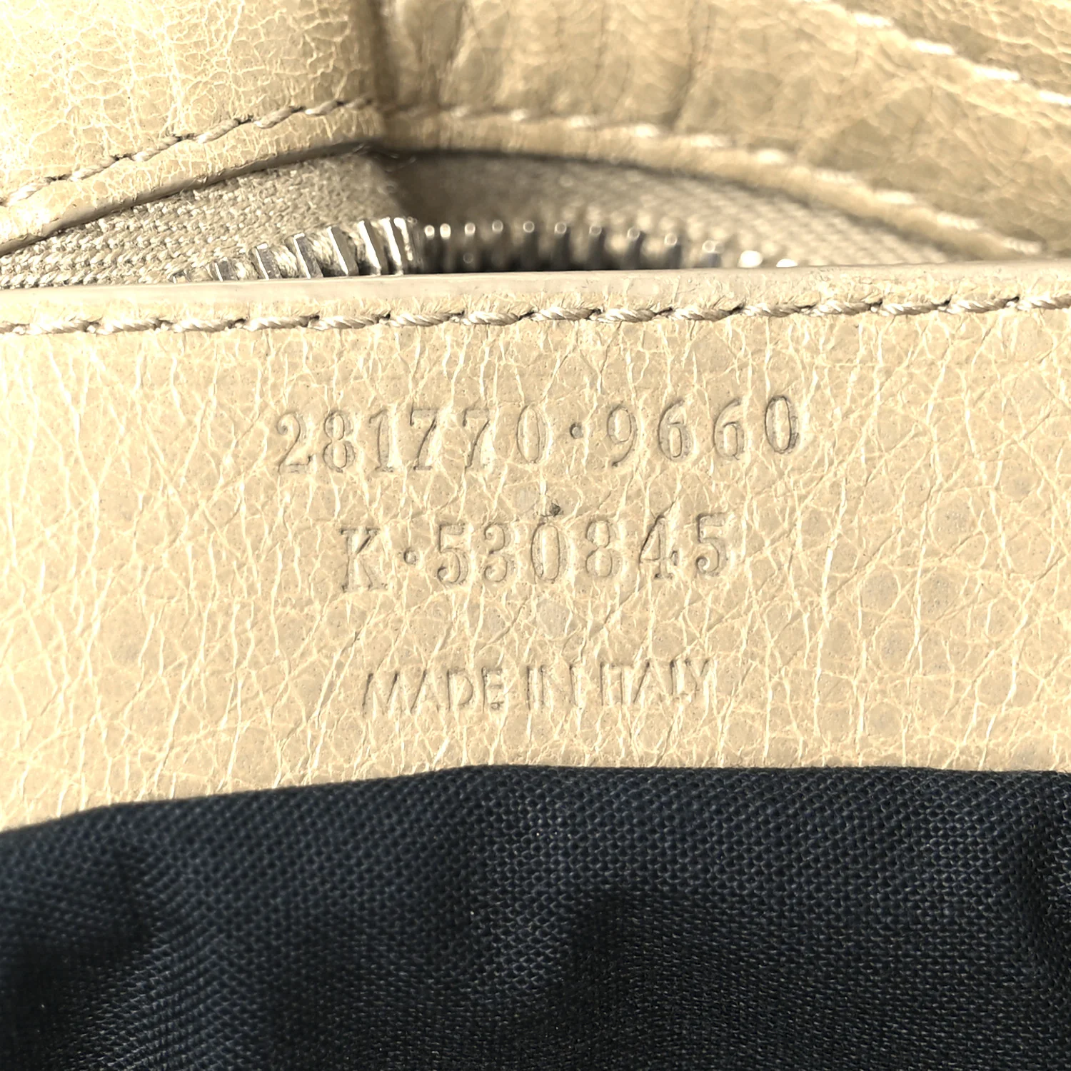 Agneau Giant 12 Silver Hardware City Latte Beige - Image 8