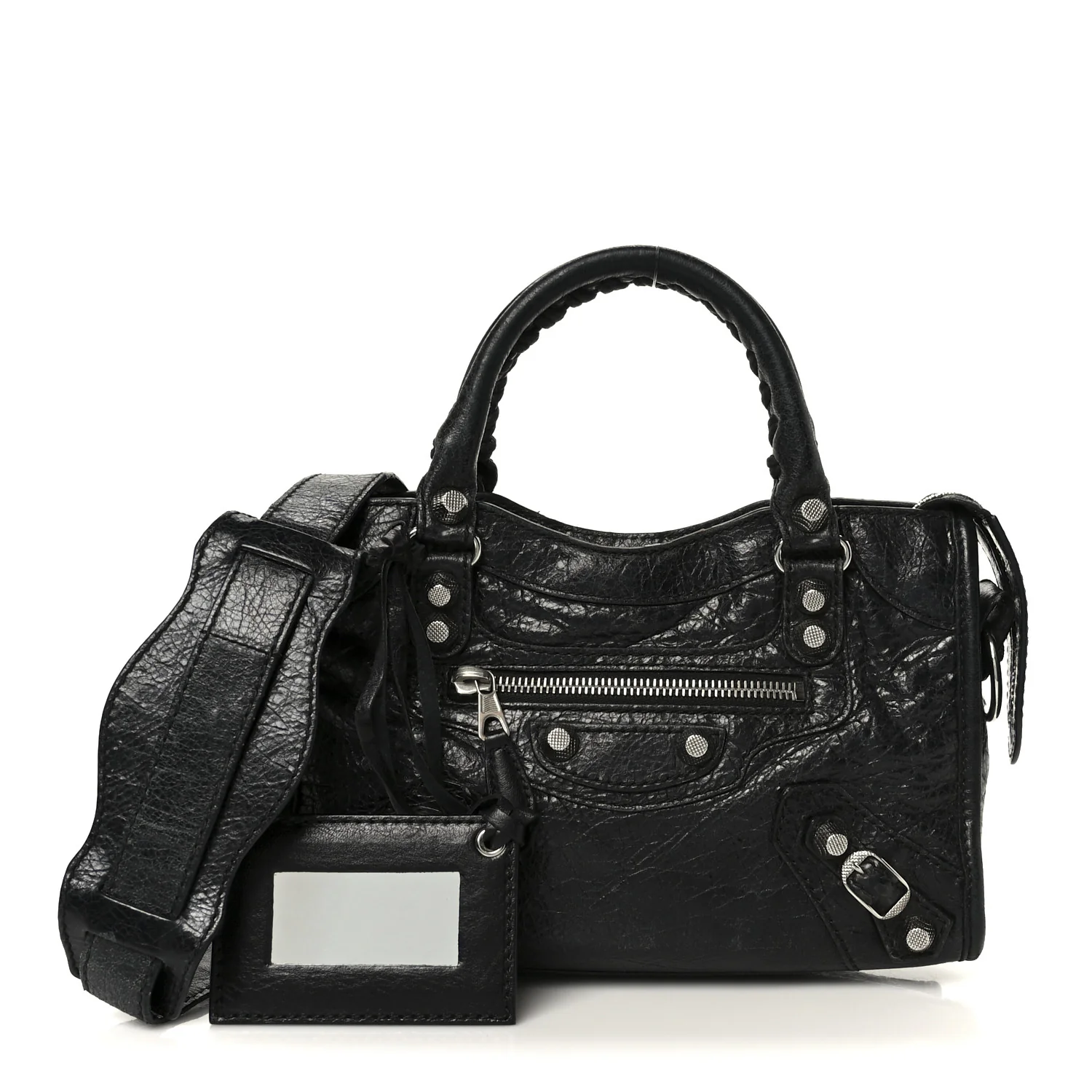 Agneau Giant 12 Silver Hardware Mini City Black - Image 3