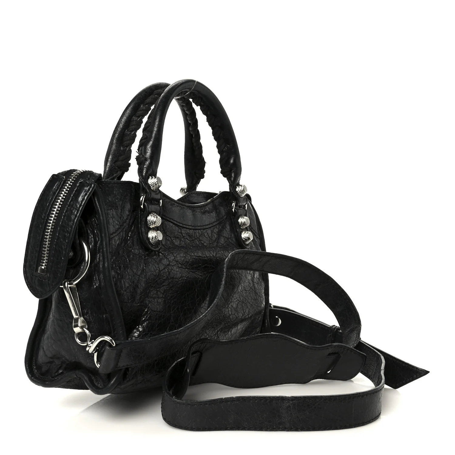Agneau Giant 12 Silver Hardware Mini City Black - Image 4