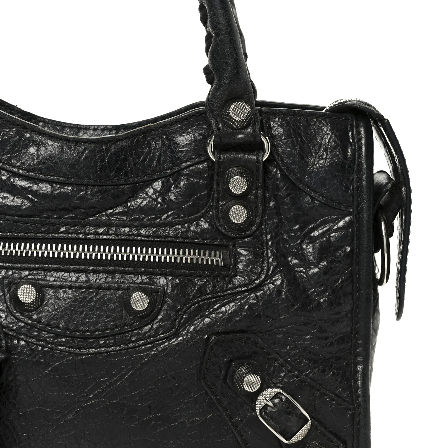 Agneau Giant 12 Silver Hardware Mini City Black - Image 9
