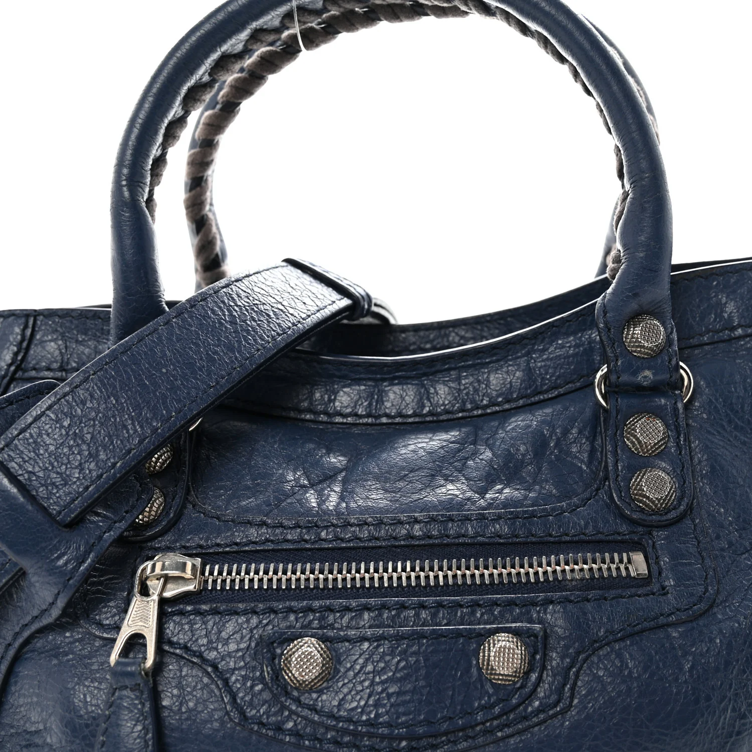 Agneau Giant 12 Silver Hardware S City Bleu Roi - Image 8