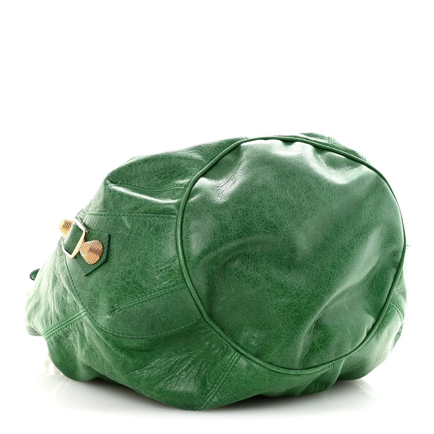 Agneau Giant 21 Gold Hardware Pompon Vert Fluo - Image 5
