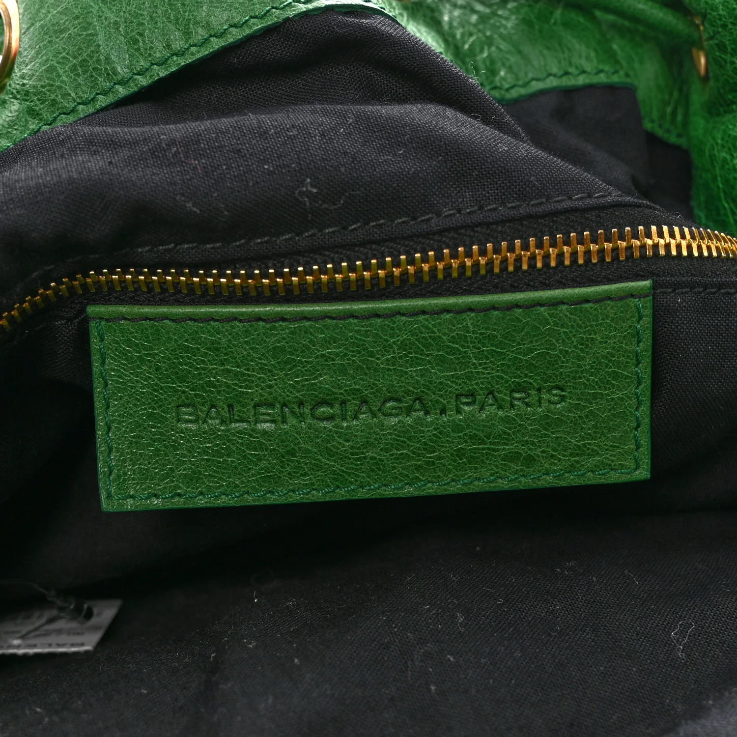 Agneau Giant 21 Gold Hardware Pompon Vert Fluo - Image 7