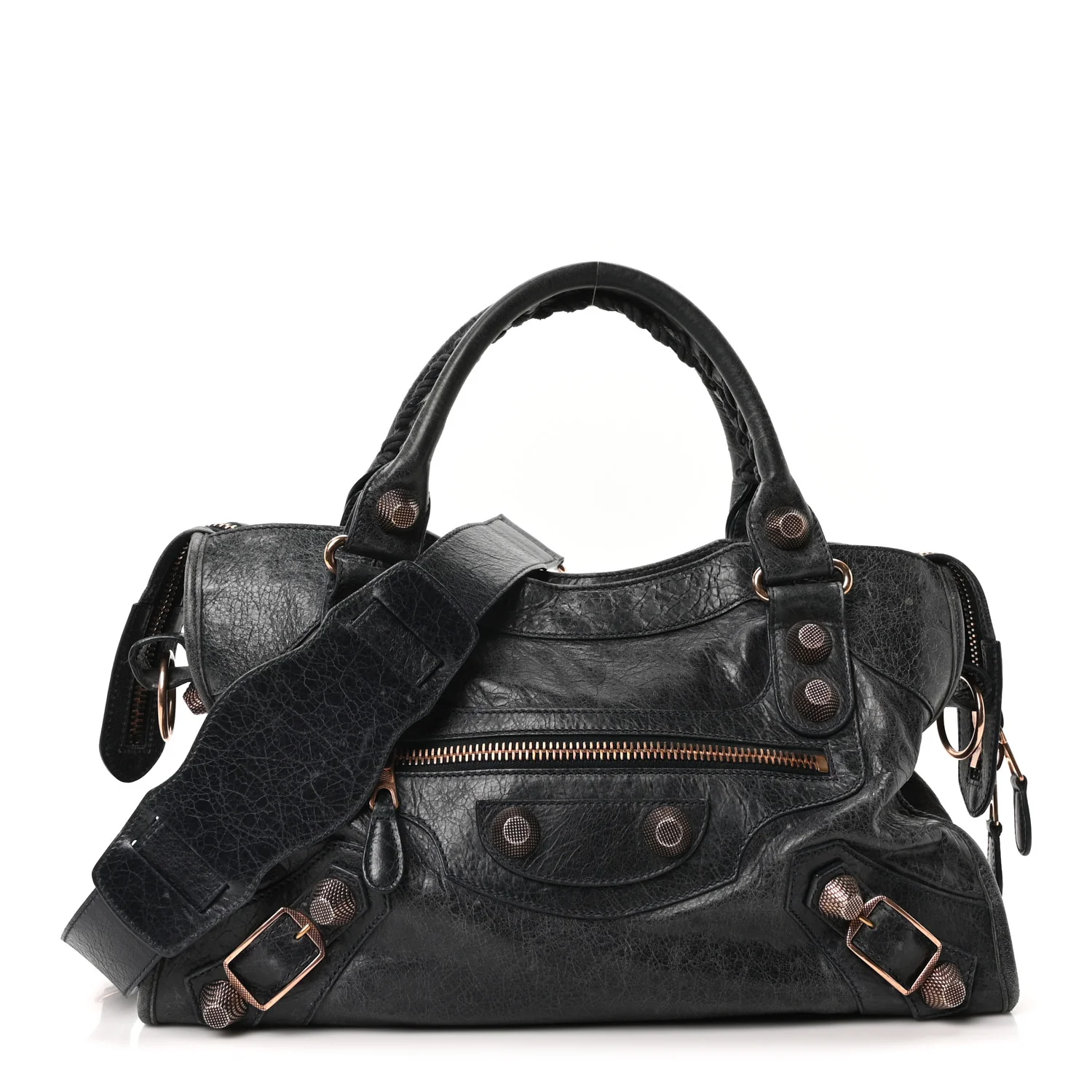 Agneau Giant 21 Rose Gold Hardware City Dark Night