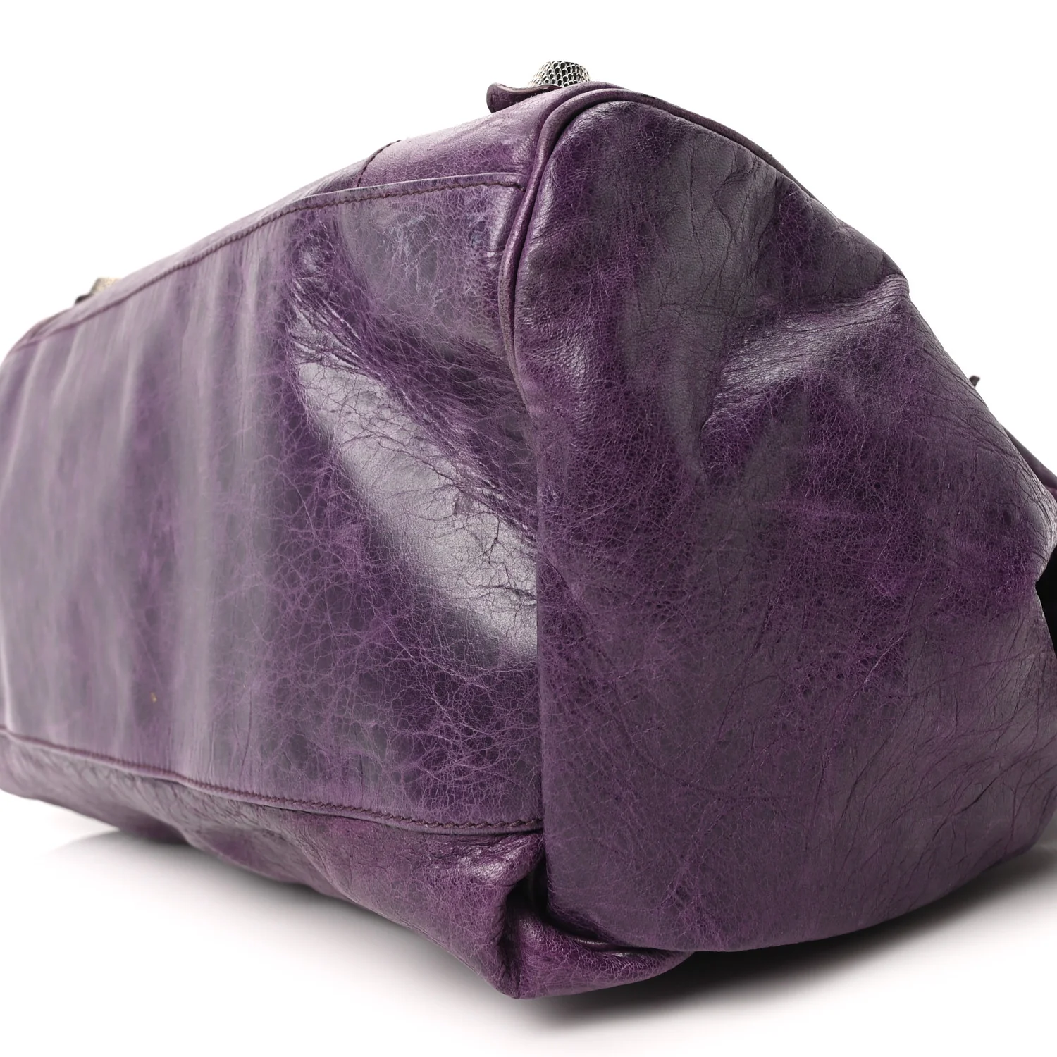 Agneau Giant 21 Silver Hardware Mid Day Raisin - Image 11