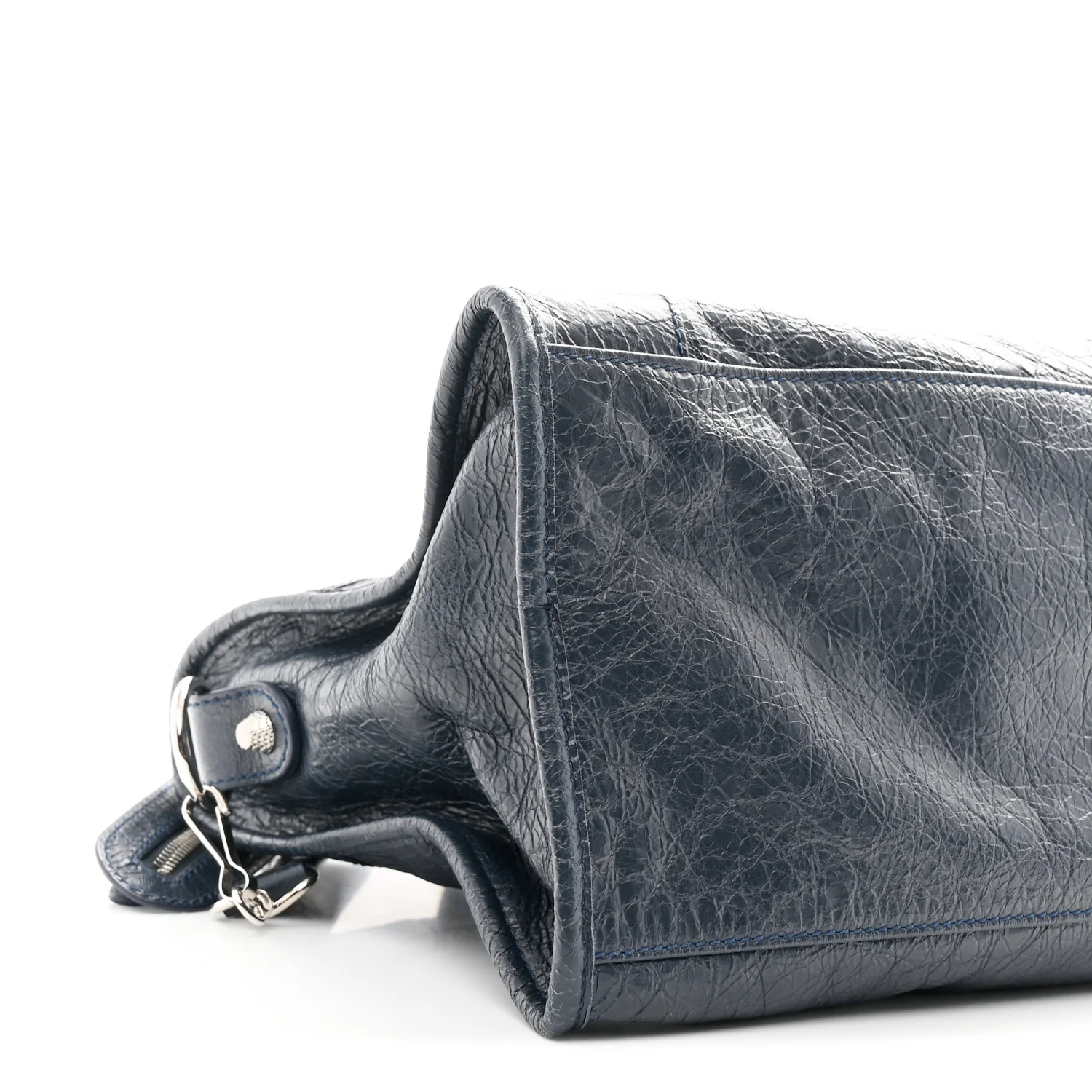 Agneau Giant 21 Silver Hardware Work Bleu Obscur - Image 9