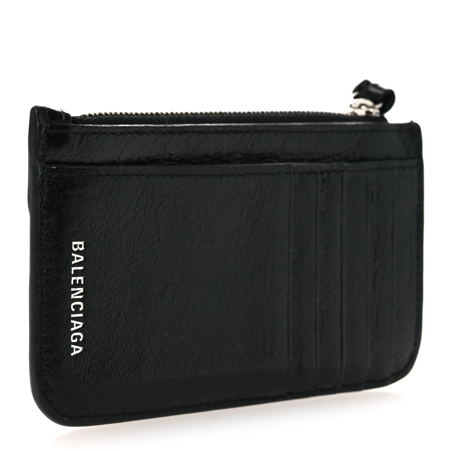 Agneau Le Cagole Coin Card Holder Black - Image 3