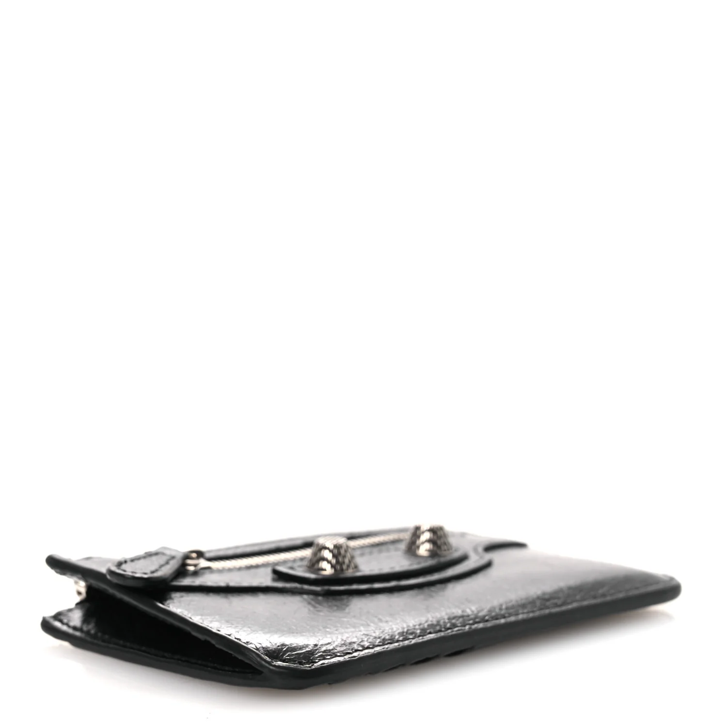 Agneau Le Cagole Coin Card Holder Black - Image 4