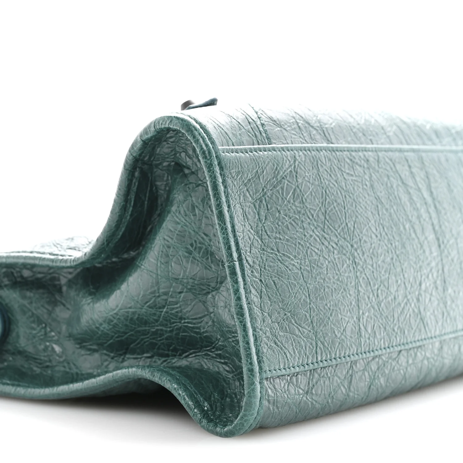 Arena Lambskin Classic Hardware Medium Le City Dark Emerald - Image 9