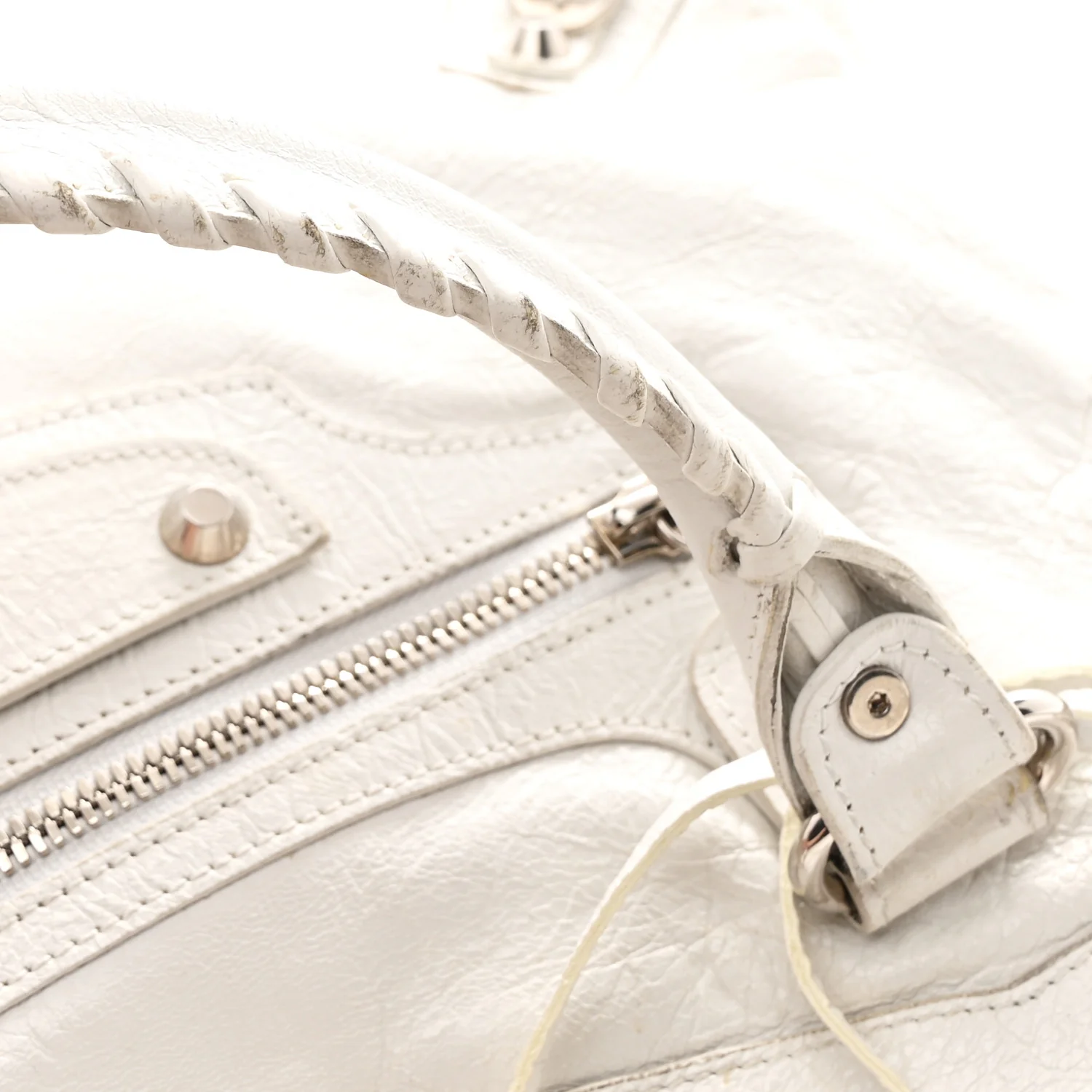 Arena Storico Classic Silver Hardware Medium Le City Optic White - Image 11