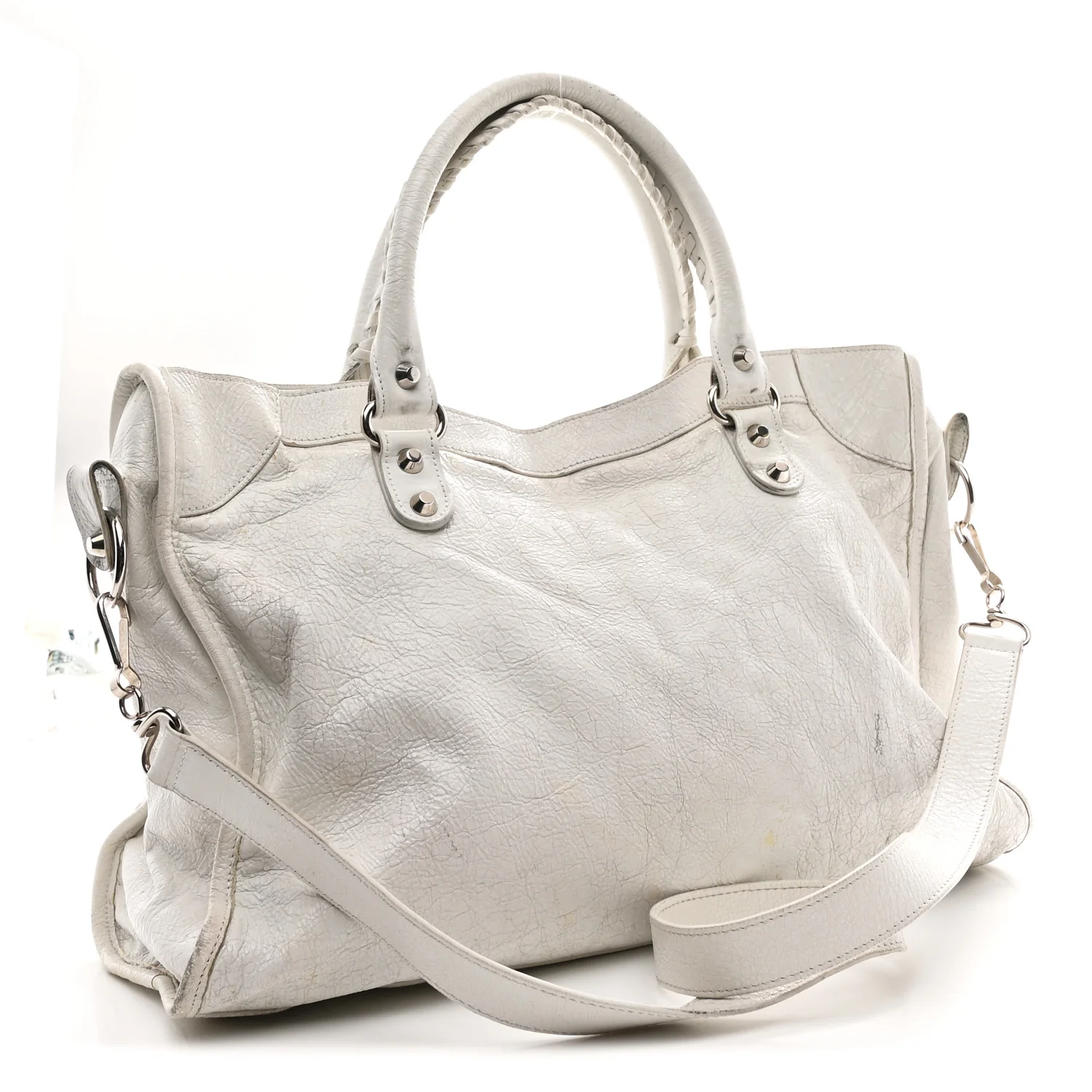 Arena Storico Classic Silver Hardware Medium Le City Optic White - Image 3