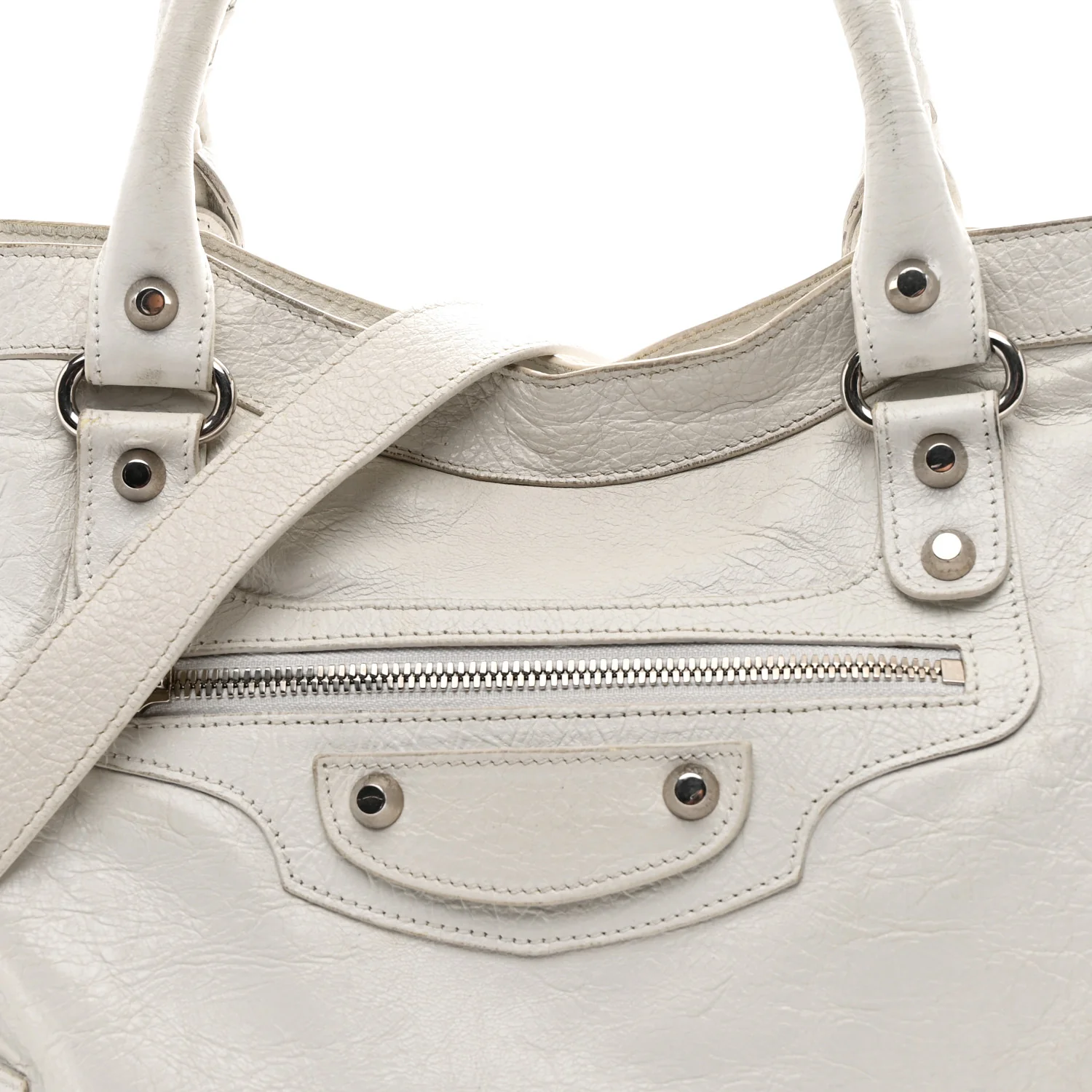 Arena Storico Classic Silver Hardware Medium Le City Optic White - Image 8