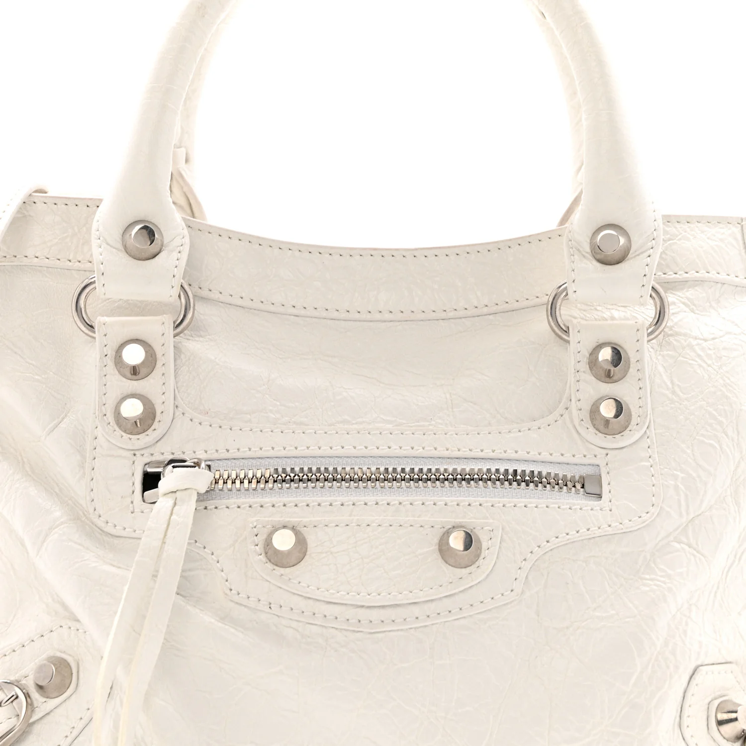 Arena Storico Classic Silver Hardware Small Le City  Optic White - Image 8
