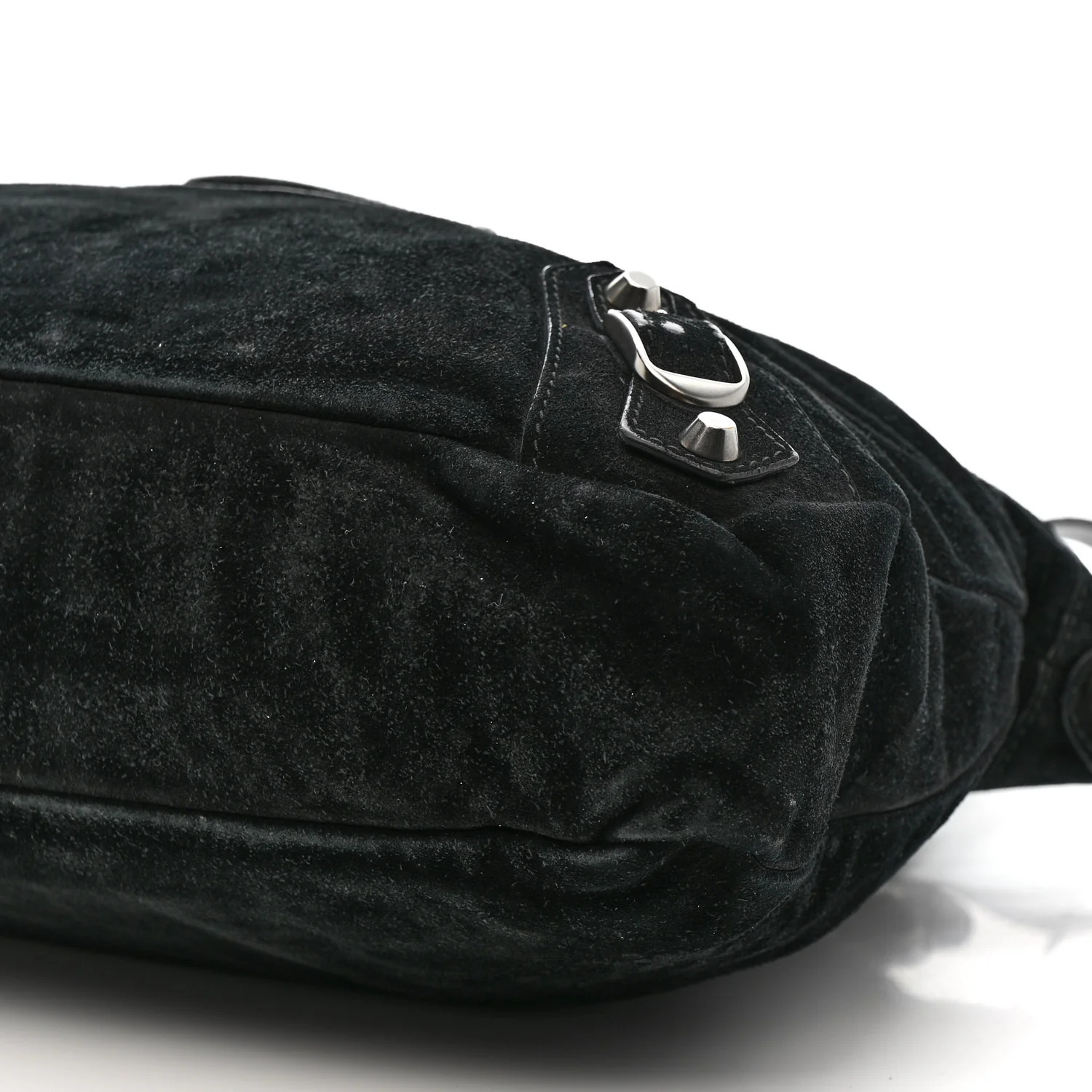 Baby Daim Suede Classic Hardware Town Black - Image 11