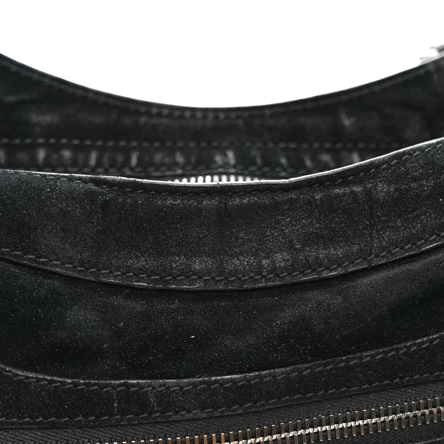 Baby Daim Suede Classic Hardware Town Black - Image 12