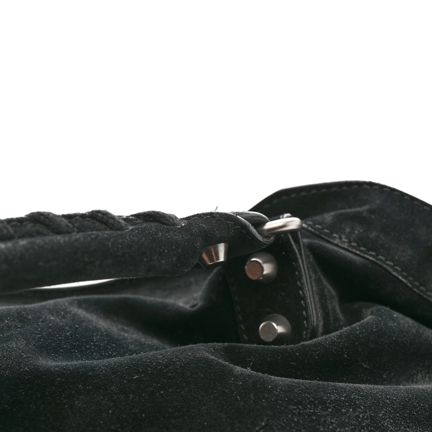 Baby Daim Suede Classic Hardware Town Black - Image 18