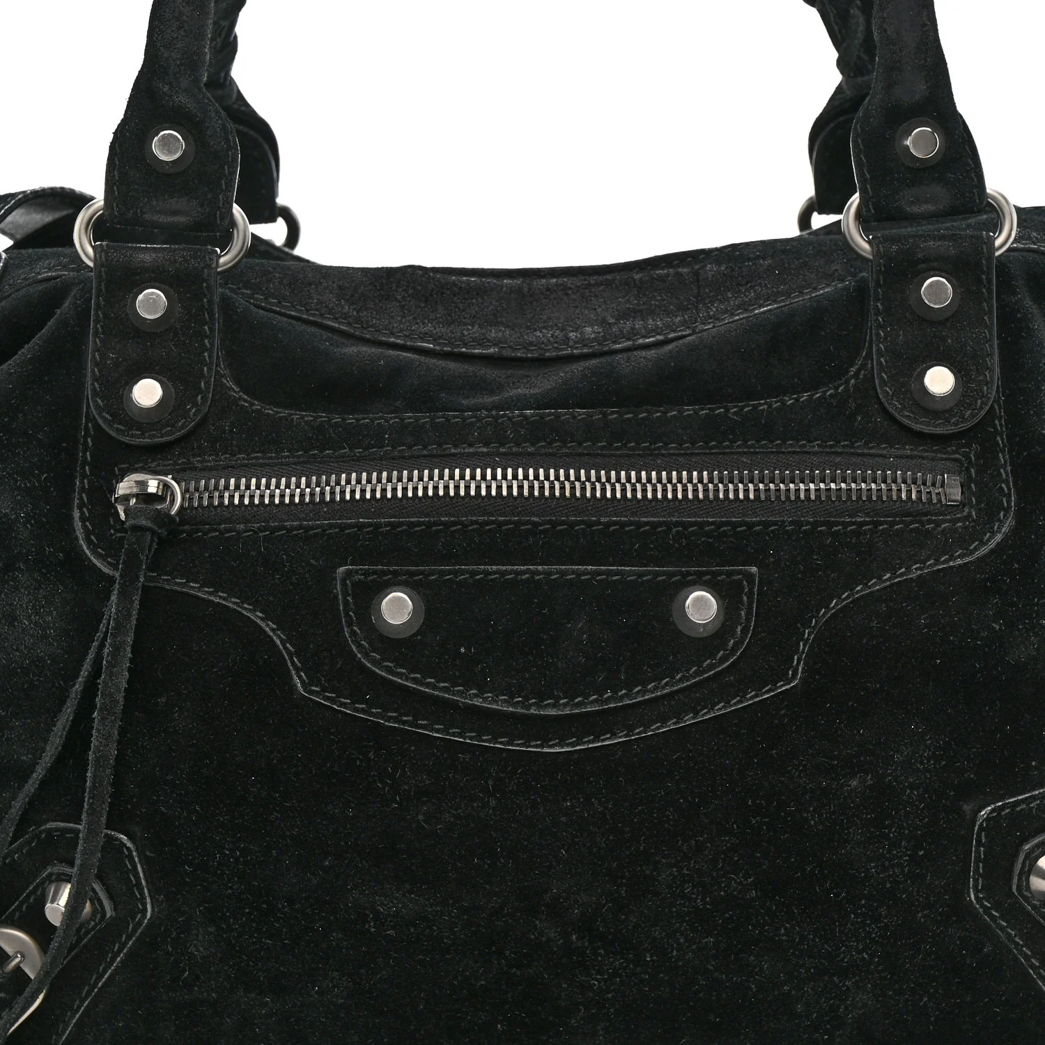 Baby Daim Suede Classic Hardware Town Black - Image 9