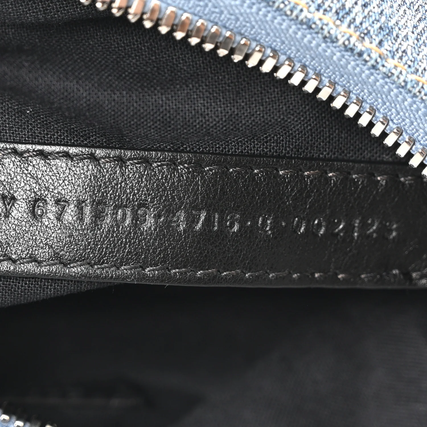 Bleached Denim BB Monogram Le Cagole Shoulder Bag XS Blue - Image 8