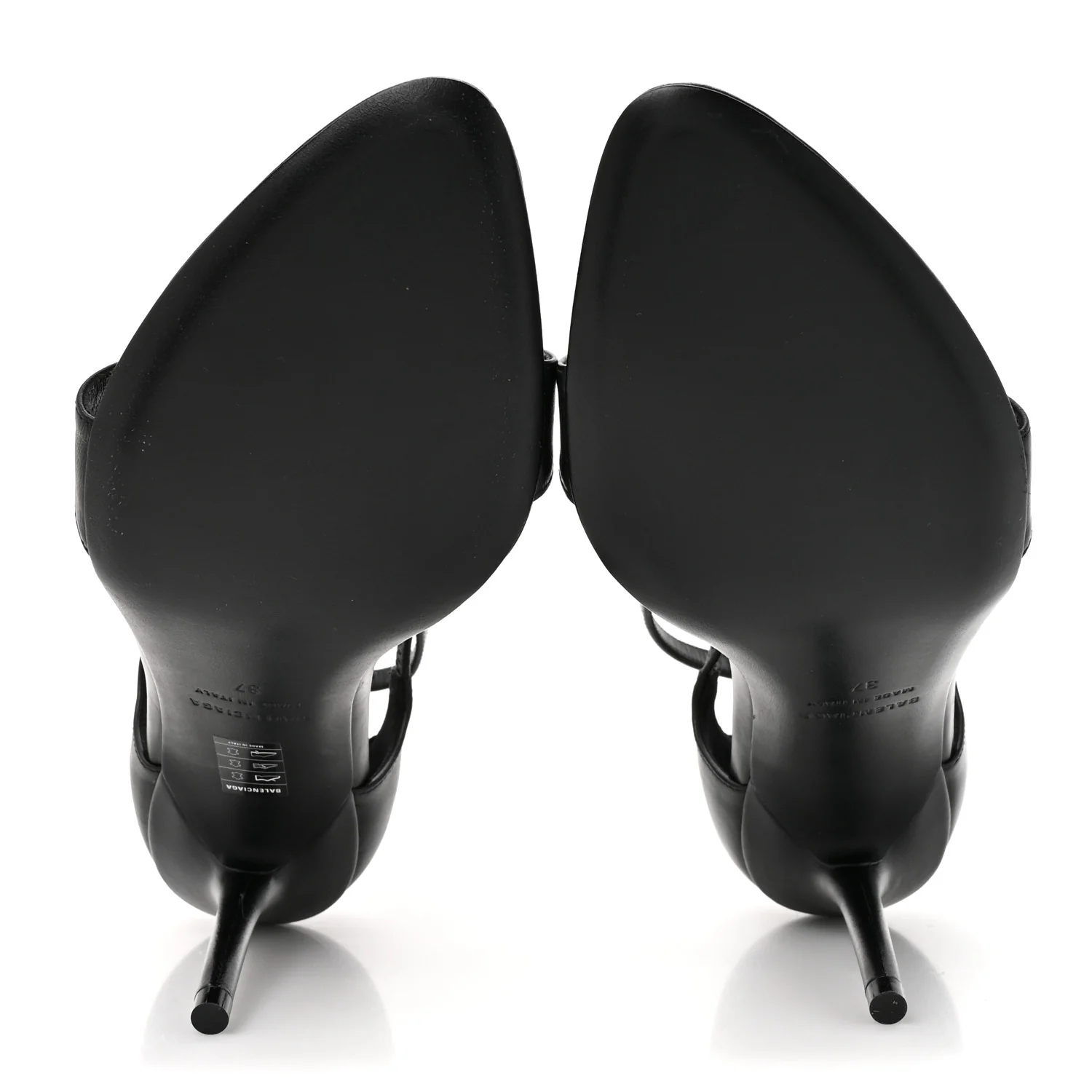 Calfskin Honey 90mm Sandal 37 Black - Image 6