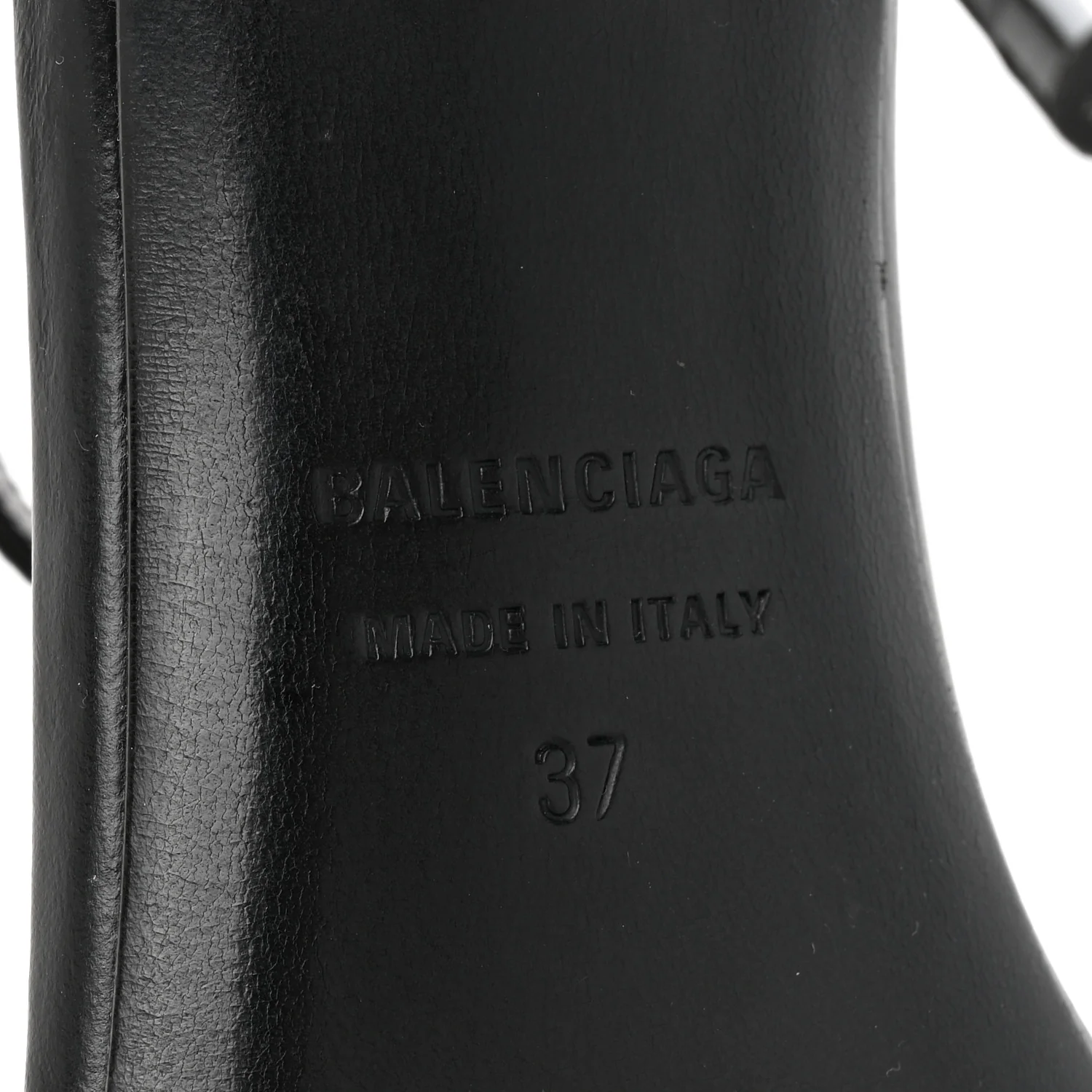Calfskin Honey 90mm Sandal 37 Black - Image 7