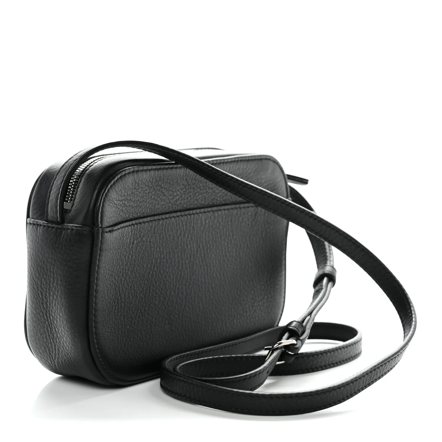 Calfskin I Love Techno XS Everyday Camera Bag Black - Image 3