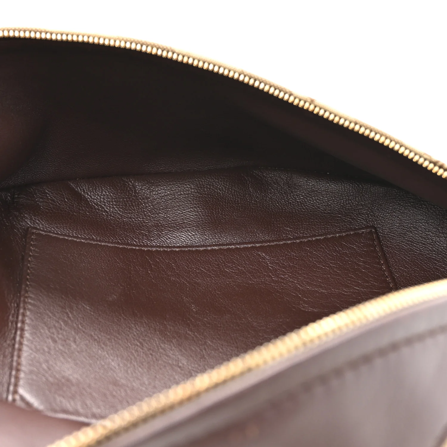 Canvas Jacquard Diagonal Allover Logo XS Souvenir Belt Bag Brown - Image 5