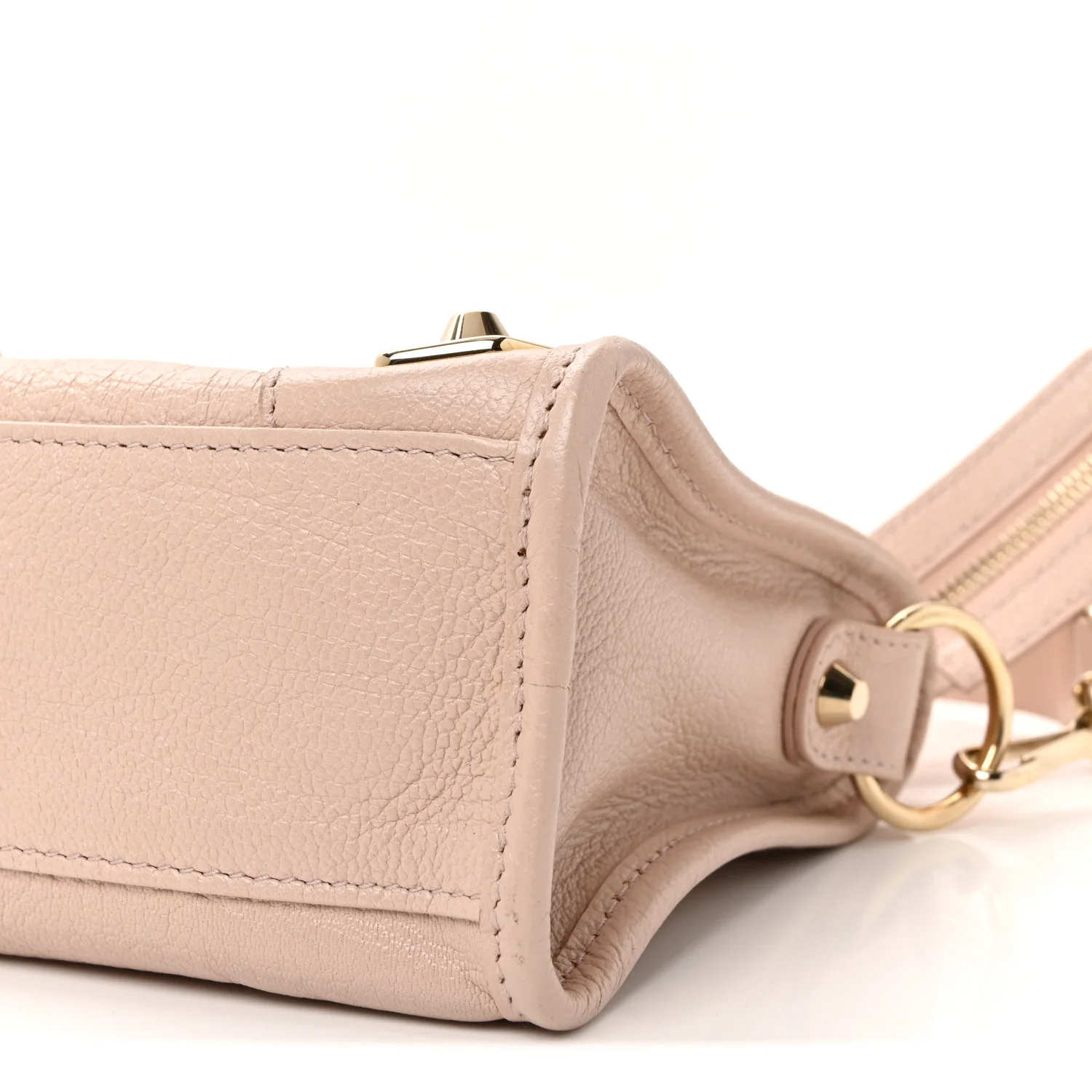 Chevre Gold Metallic Edge Hardware Mini City Rose Aubepine Bois de Rose - Image 11