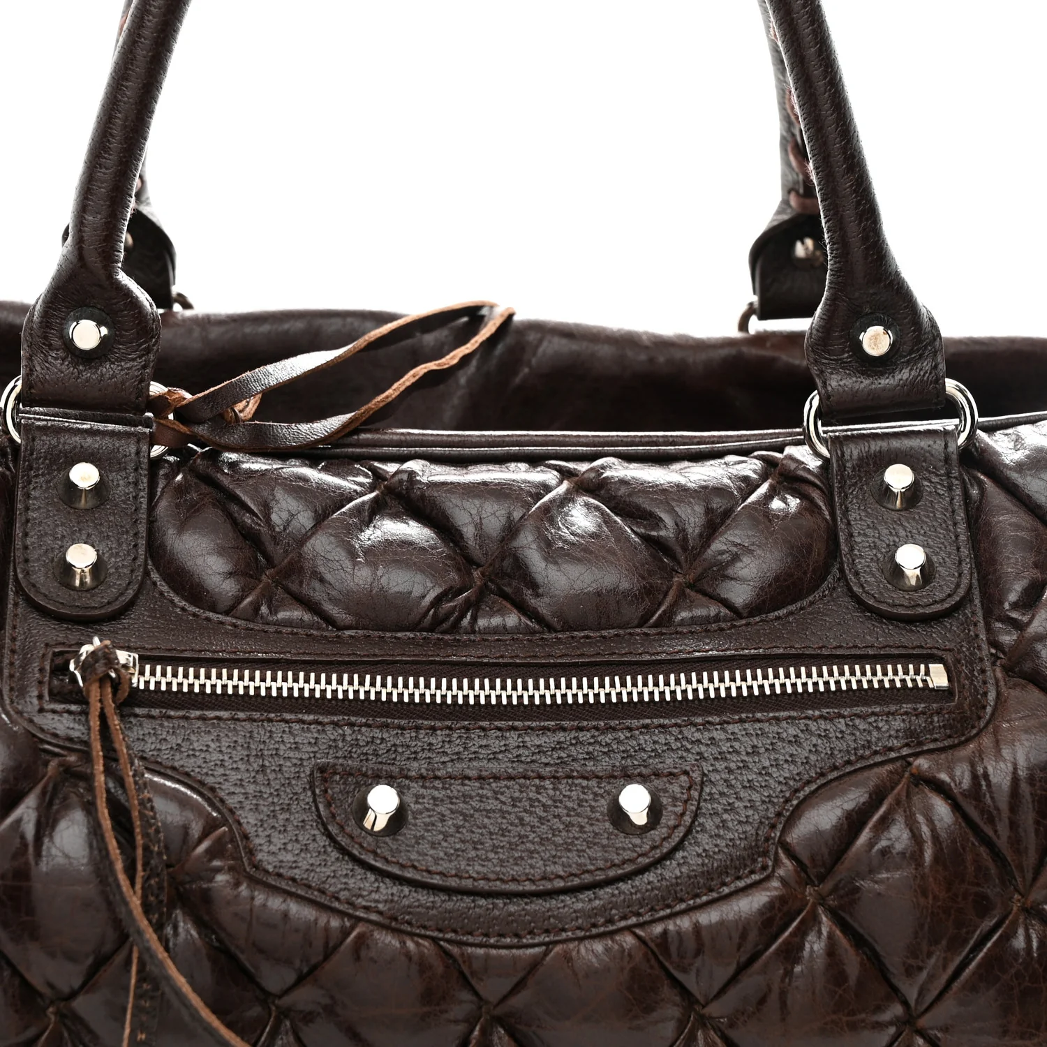 Chevre Quilted Matelasse MM Sienna - Image 16